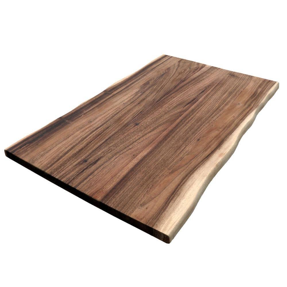 Hardwood Reflections 6 ft. L x 30 in. D Unfinished Saman(6 ft. L X 30 in. D)