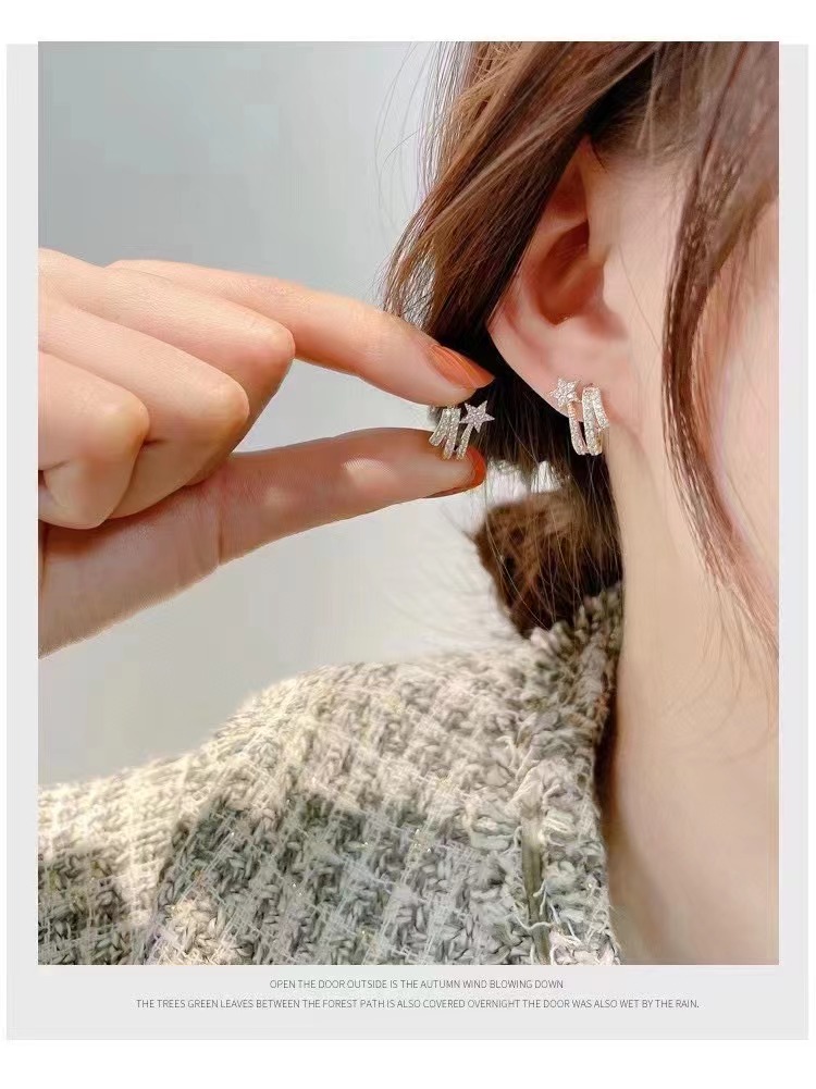 Chanel Non-pierced Ear Clip Comete Earrings - Original Replica Club