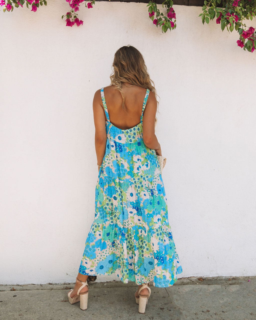 Floral Serenity Pocketed Maxi Dress - FINAL SALE - Se7enfashion