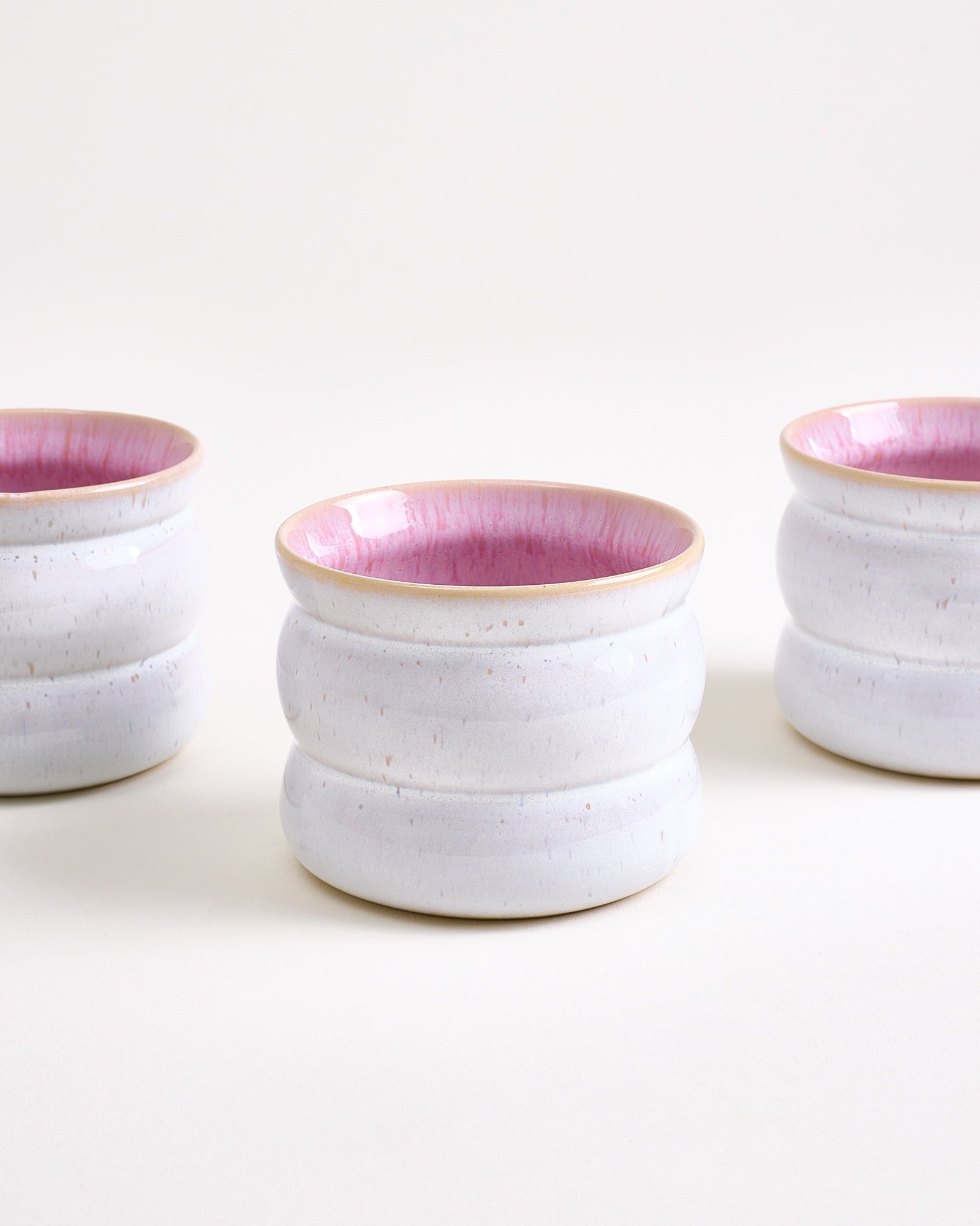 Areia Becher klein bubble rosé 6er-Set