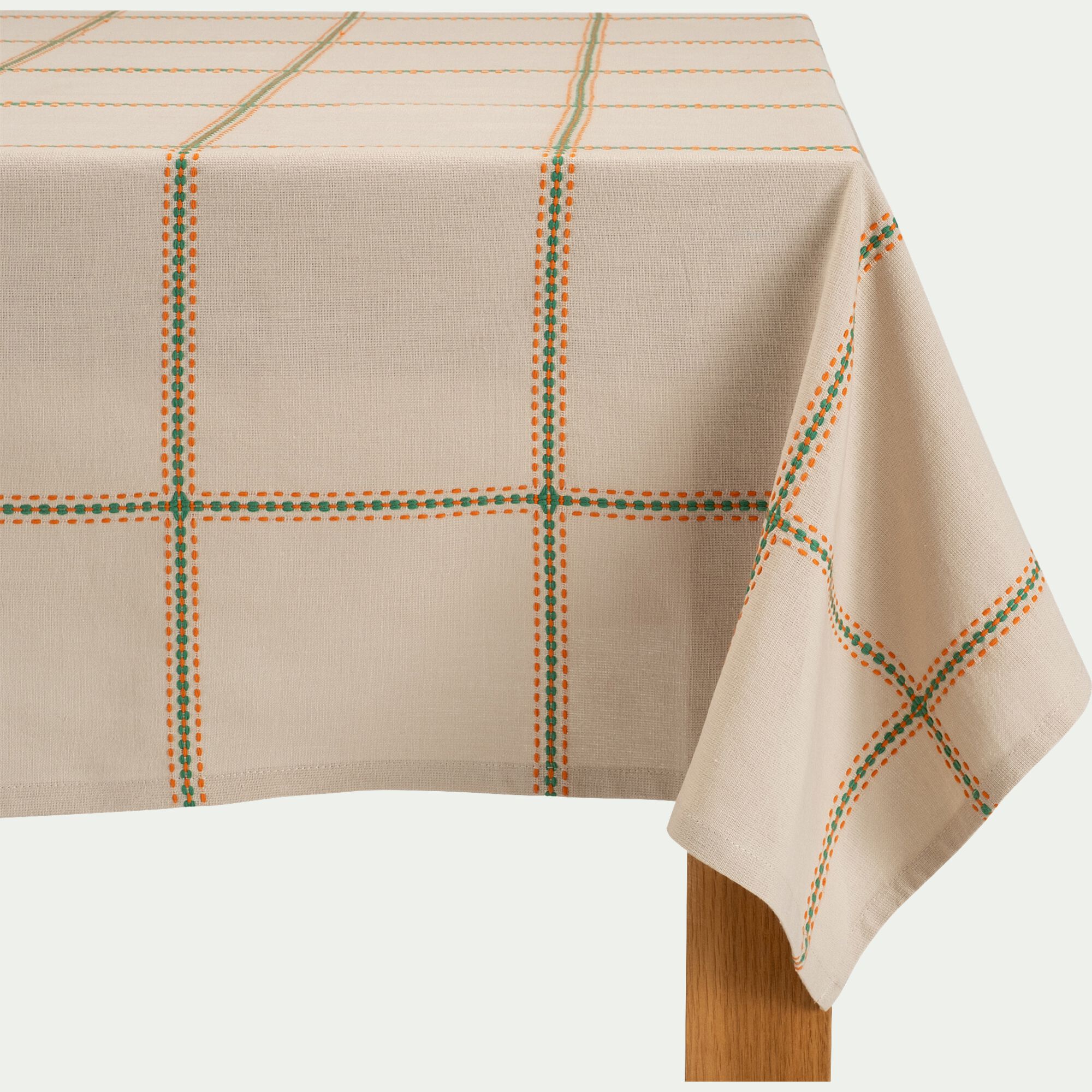 ARLY - Nappe en coton 150x250cm - vert