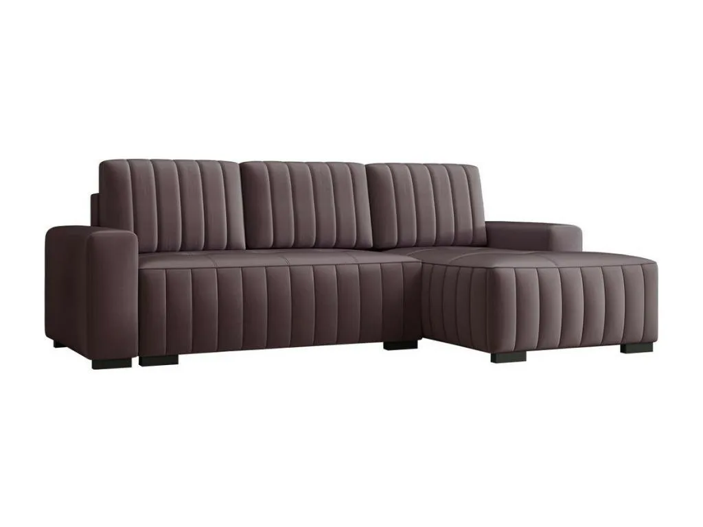 Sofá rinconero Vivircalido 154 Púrpura Función de descanso Caja de ropa de cama 240x85cm vllw75974