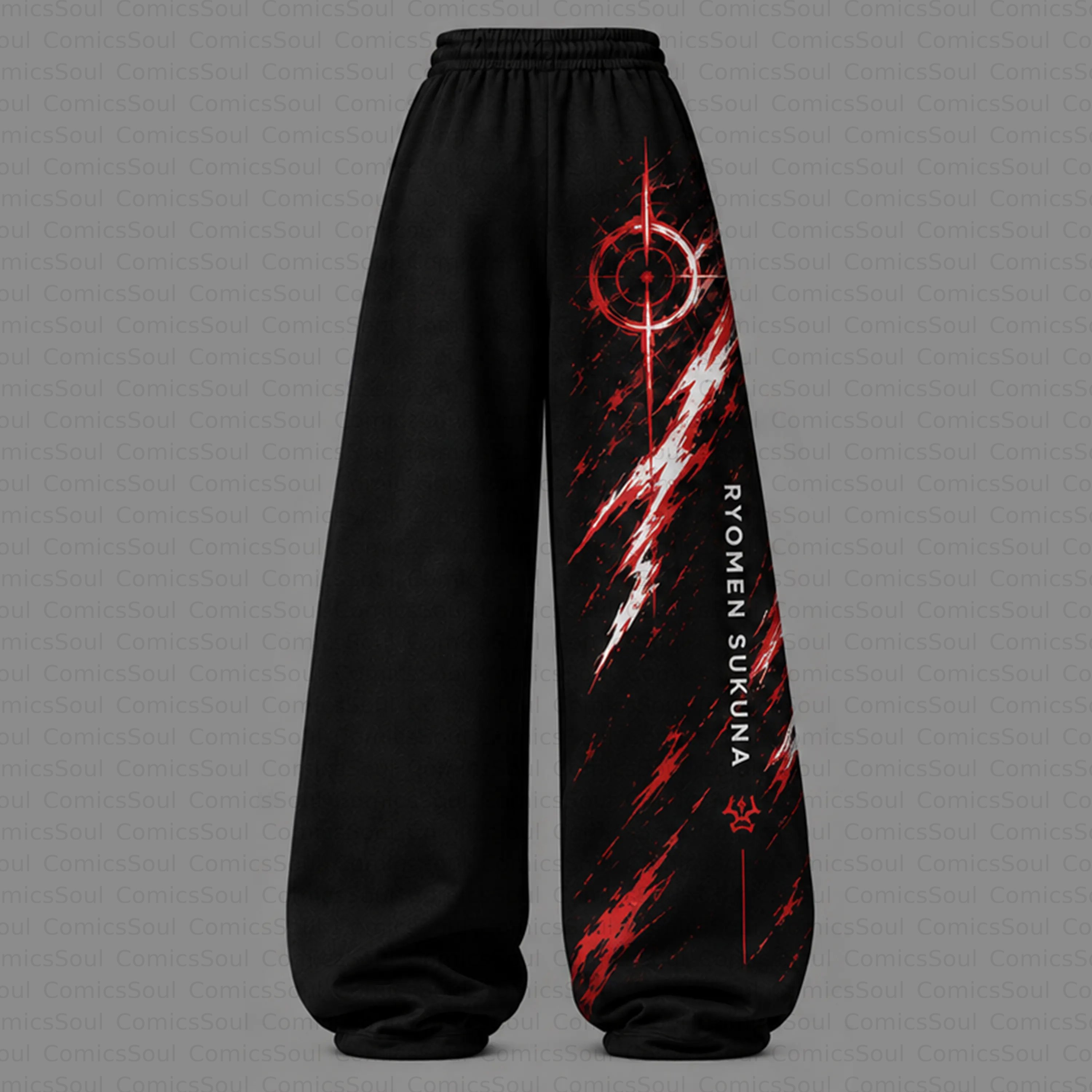 Jujutsu Kaisen Cropped Long Sleeve Hoodie & High Waist Jogger Pants Two Piece TeeThreads Sustain the Scene with Custom Apparel
