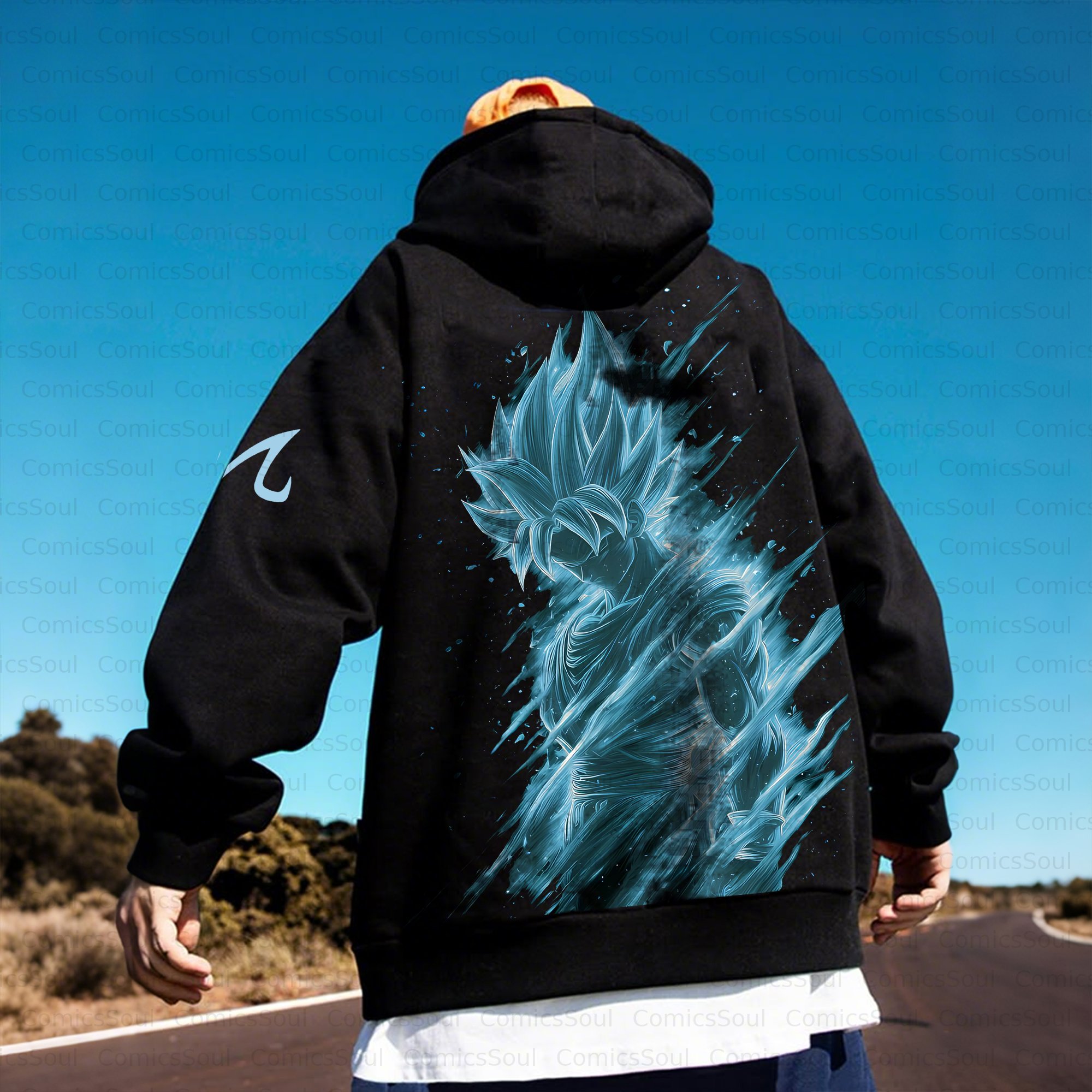 Unisex Anime Inspired Vintage Plush Hoodie