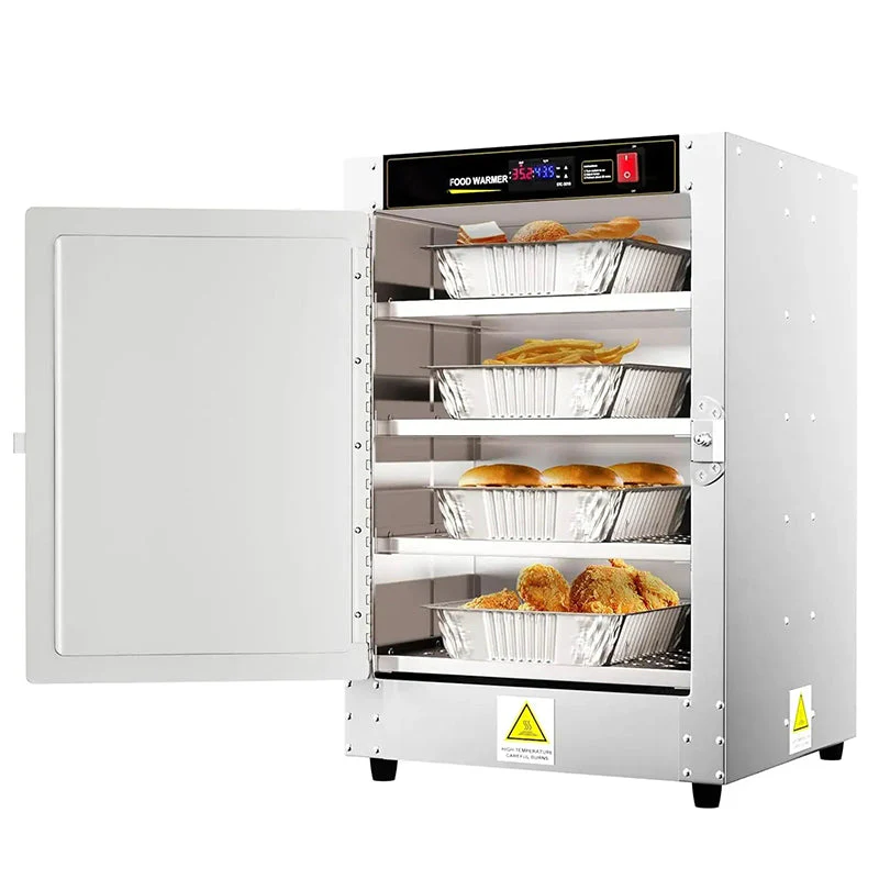 Hot Box Food Warmer. 16 x 16 x 24 with Water Tray. Four Disposable Serving Trays