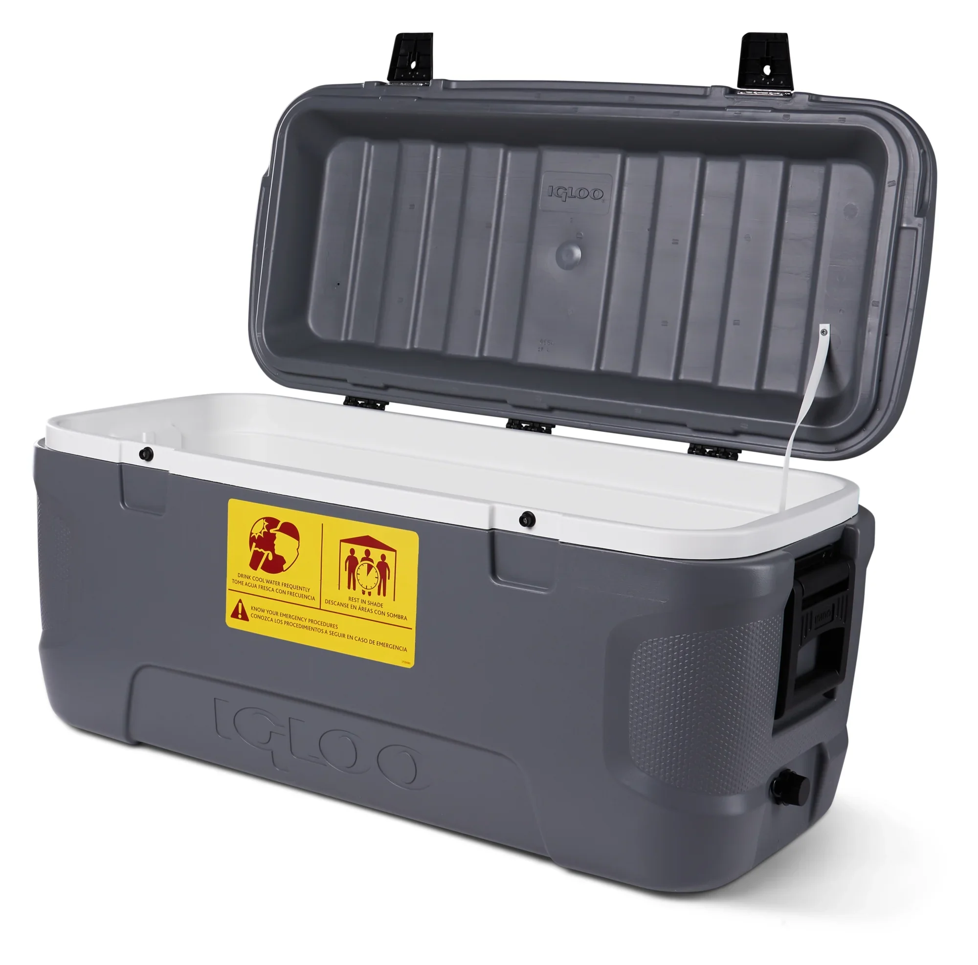 Igloo Workman Series Chest Cooler, 120 qt, Gray - Image 2 Igloo Workman Series Chest Cooler, 120 qt, Gray - Image 2