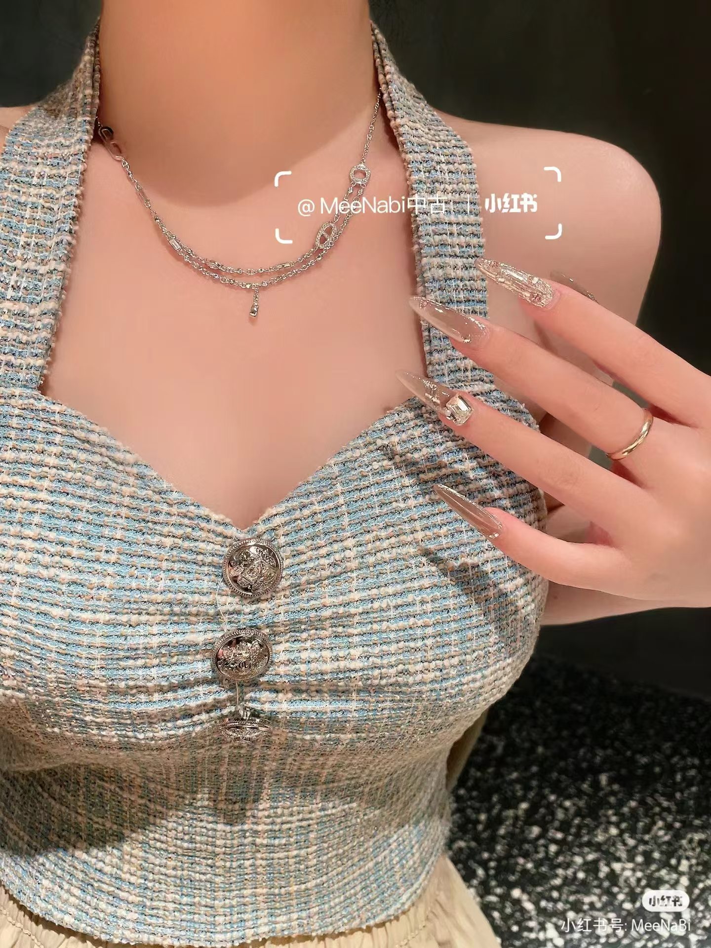 Hermes Pig Nose Teardrop Diamond Pendant Necklace - Original Replica Club