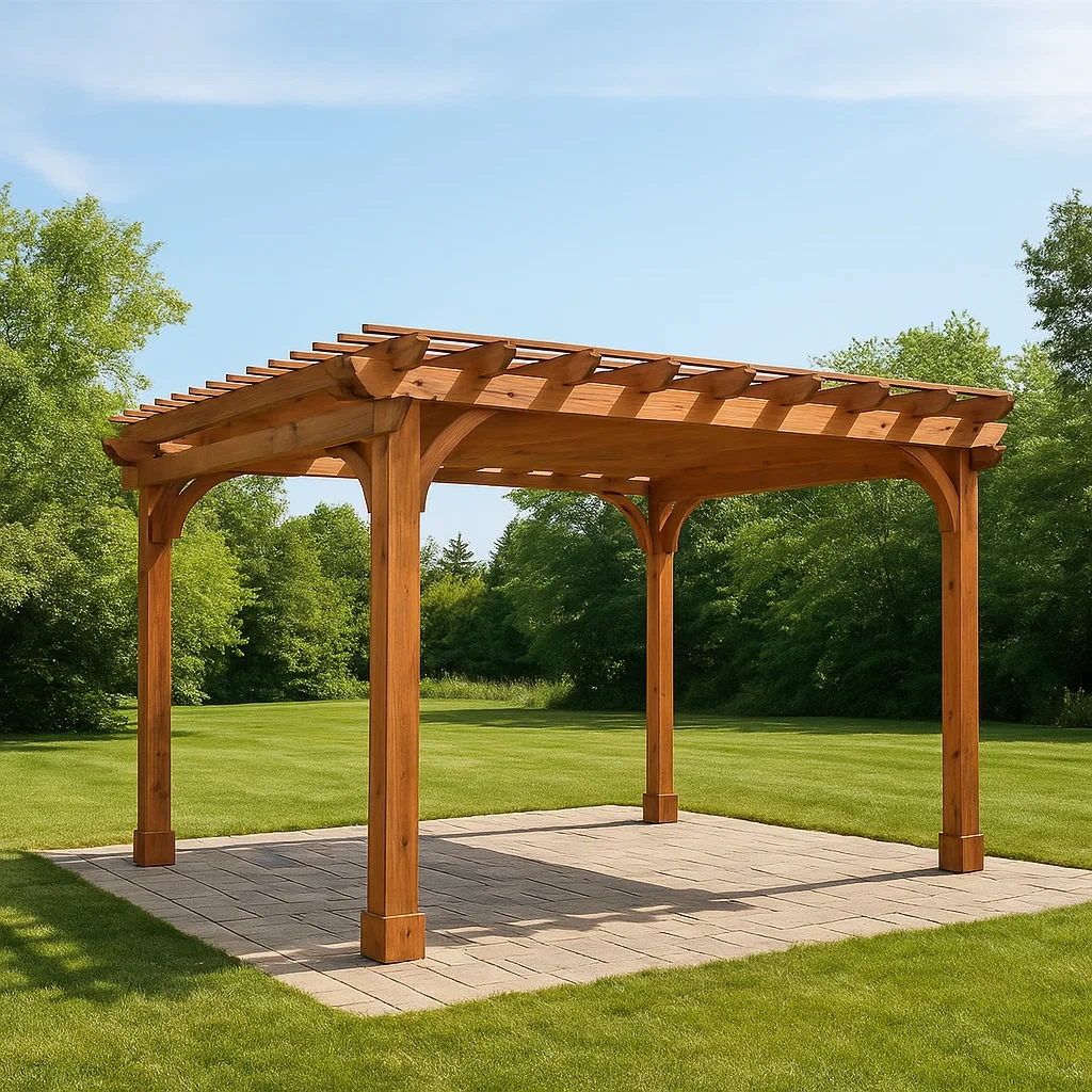 Pérgola de jardín,madera,uso exterior 300x300x250 cm
