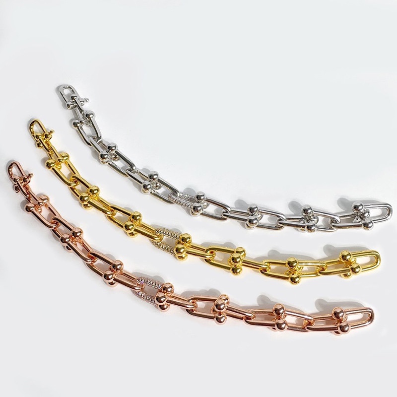 Tiffany Hardware Large Link Bracelet Three Color Available - Original Replica Club