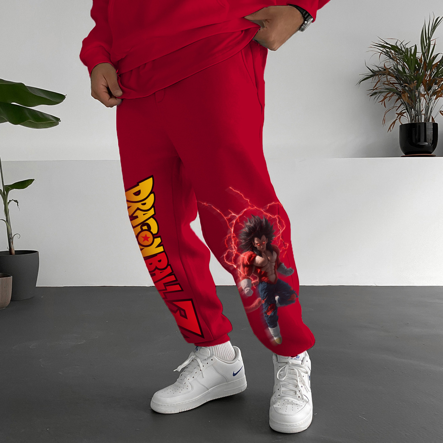 Unisex Casual Anime Streetwear Pants