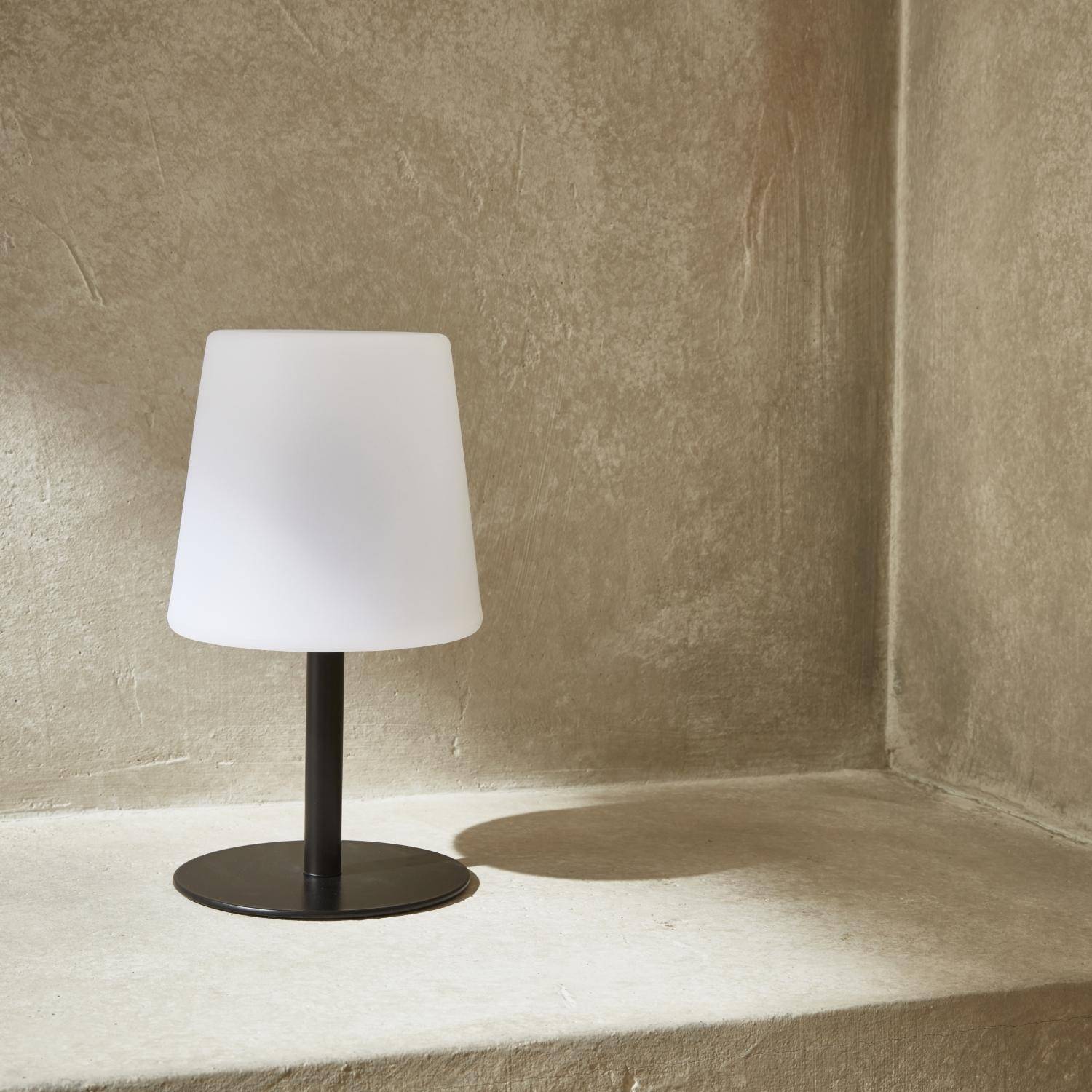 Lámpara S color - Lámpara de mesa LED para interior/exterior, 16cm