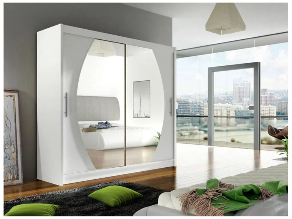 Armario Vivircalido 102 Blanco 215x180x58cm Puertas de armario - Correderas 11496pwth