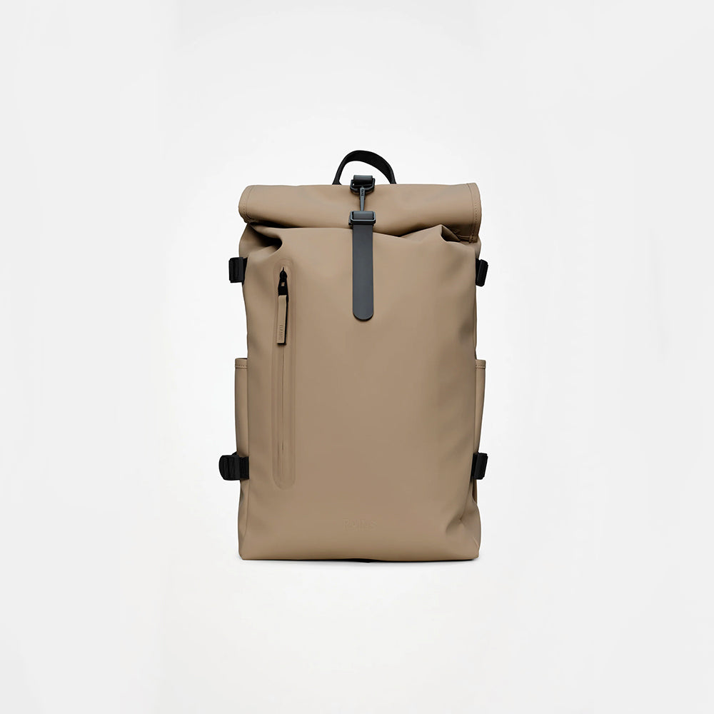 Rains - Sac Rolltop Rucksack - Beige