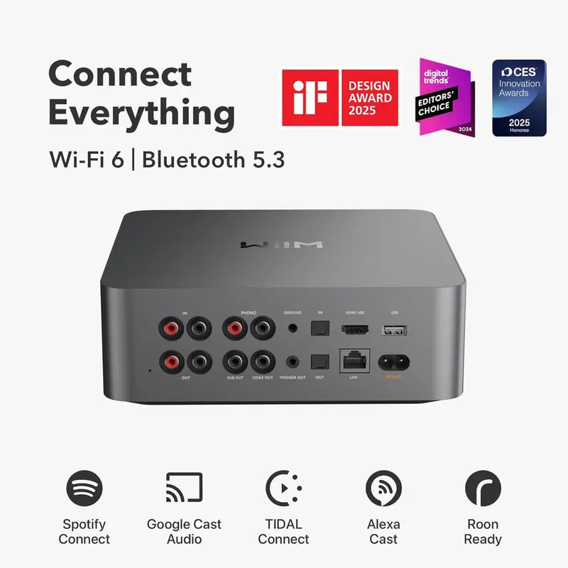 WiiM Music Streaming Preamplifier With 3.5in Touchscreen - Ultra - Image 2 WiiM Music Streaming Preamplifier With 3.5in Touchscreen - Ultra - Image 2