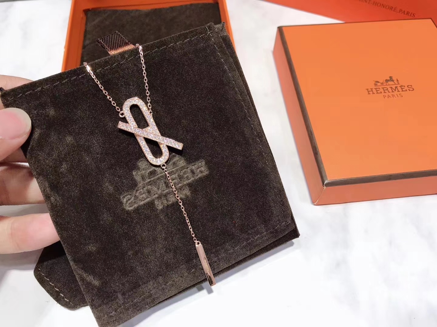 Hermes Hot Sale Pig Nose Necklace - Original Replica Club