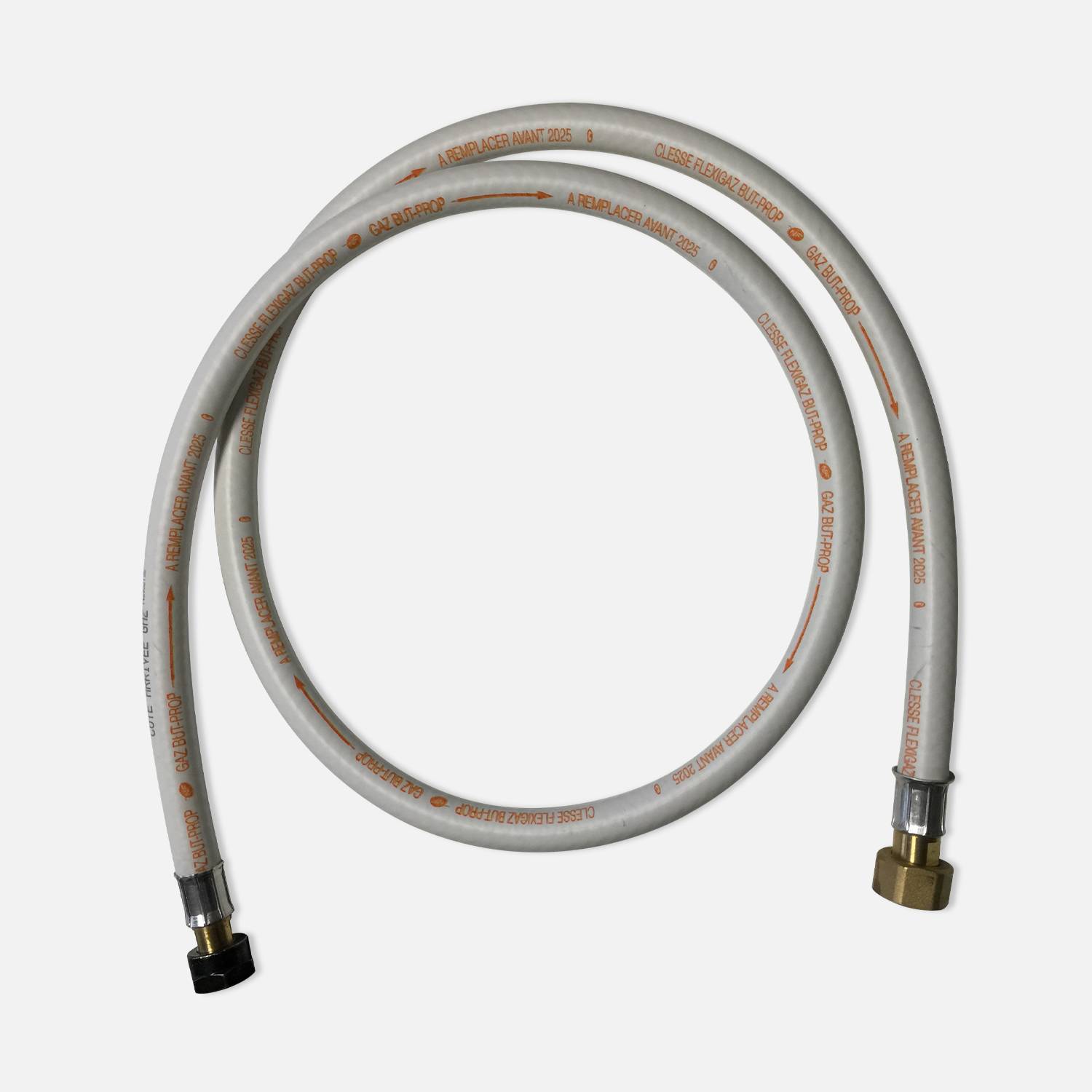 Flexible 1,5m G1/2 - Manguera de gas flexible NF G1/2, 1,5 m