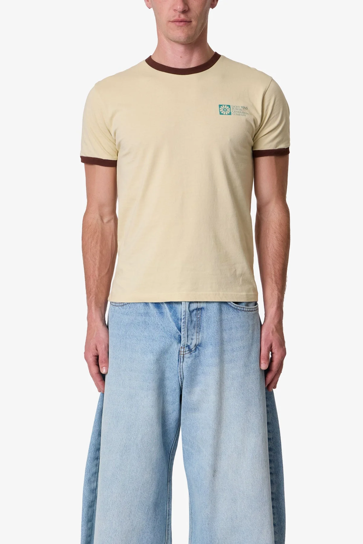 Power Ringer Tee - Yellow