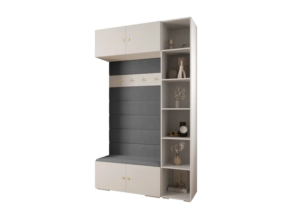 Boverdeco 2 armario con puertas batientes 236.7/140/47