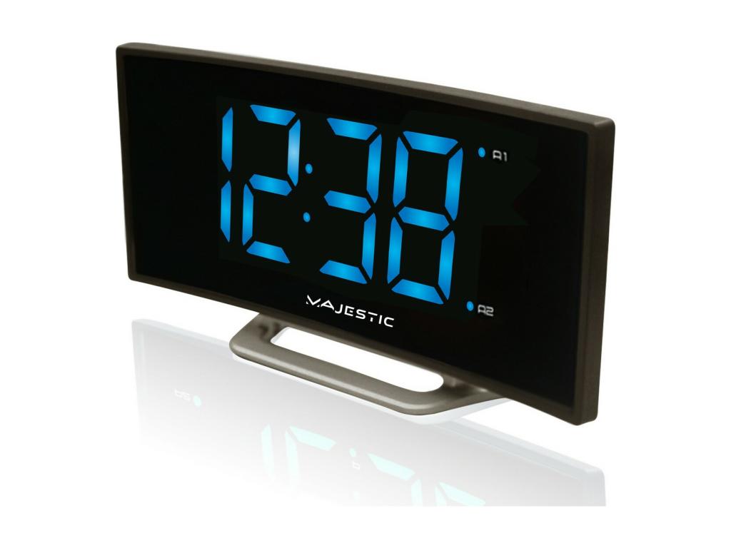 Reloj Despertador Inteligente Morning, Negro, 4x8,7x17,1 cm, Majestic
