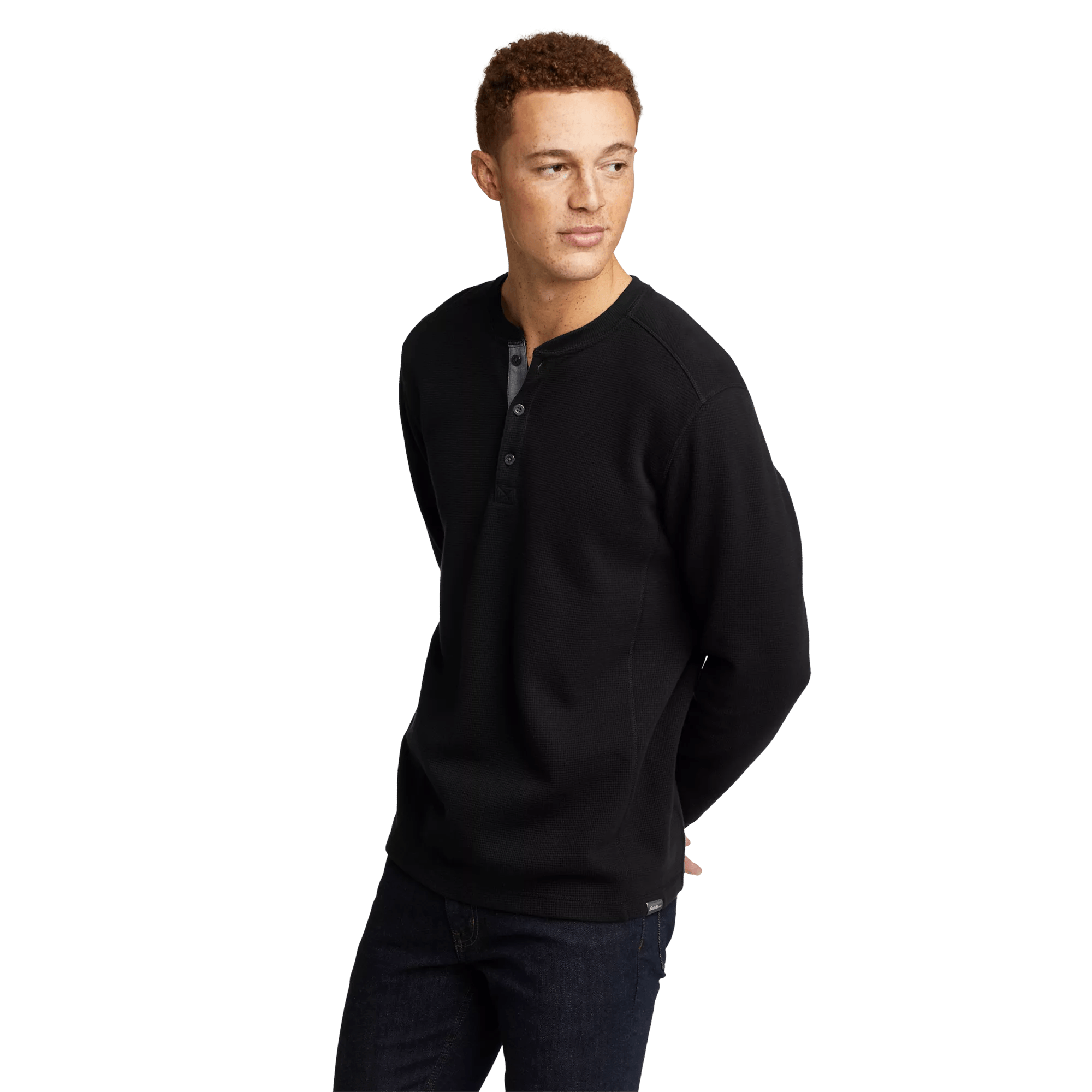 Men's Eddie's Favorite Ultrasoft Thermal Henley - Eddie Bauer Outlet