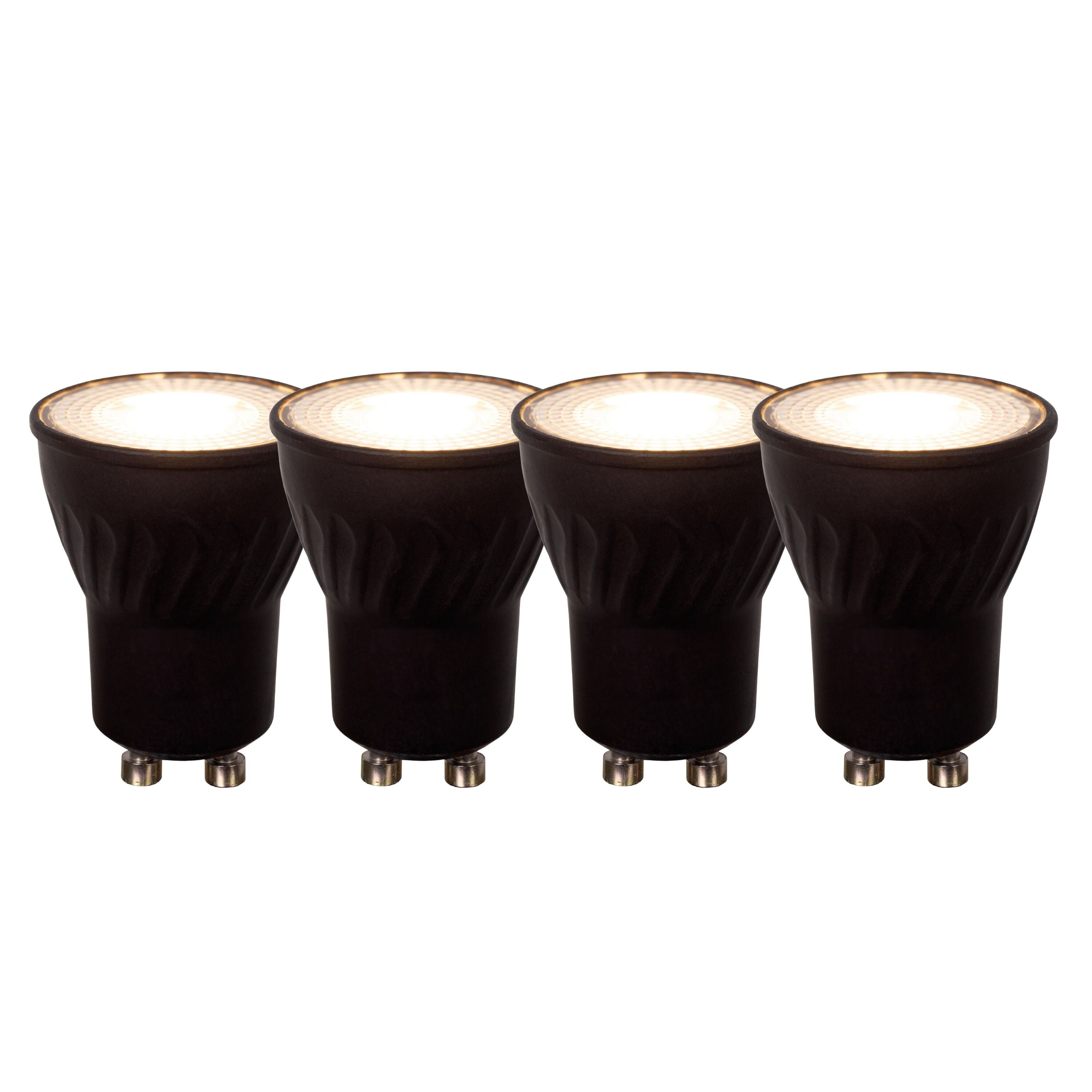 Lucide MR11 Led lamp - Zwart (set van 4)