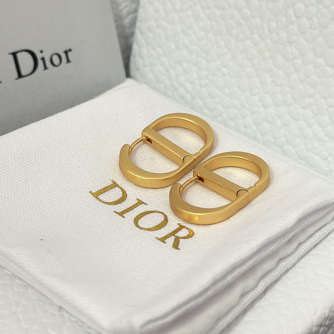 Dior Minimalistic CD Stud Earrings - Original Replica Club