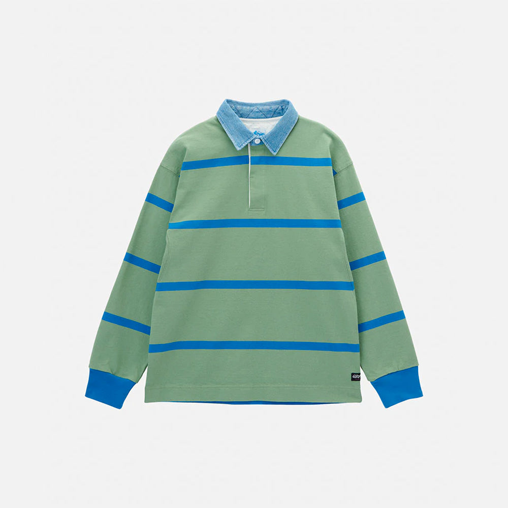 Gramicci - Polo Langdon Rugby - Olive Bleu