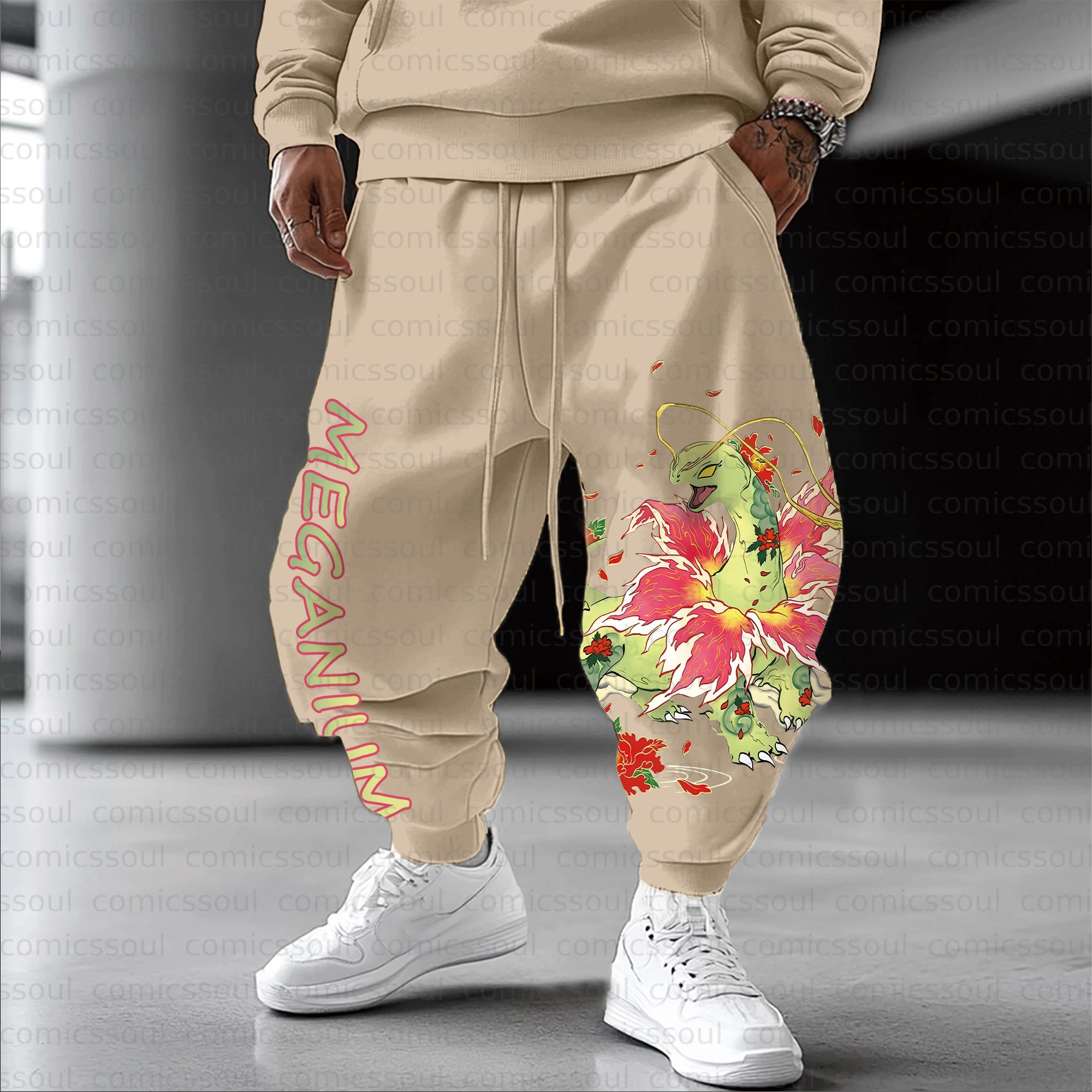 Unisex Anime Inspired Vintage Pants