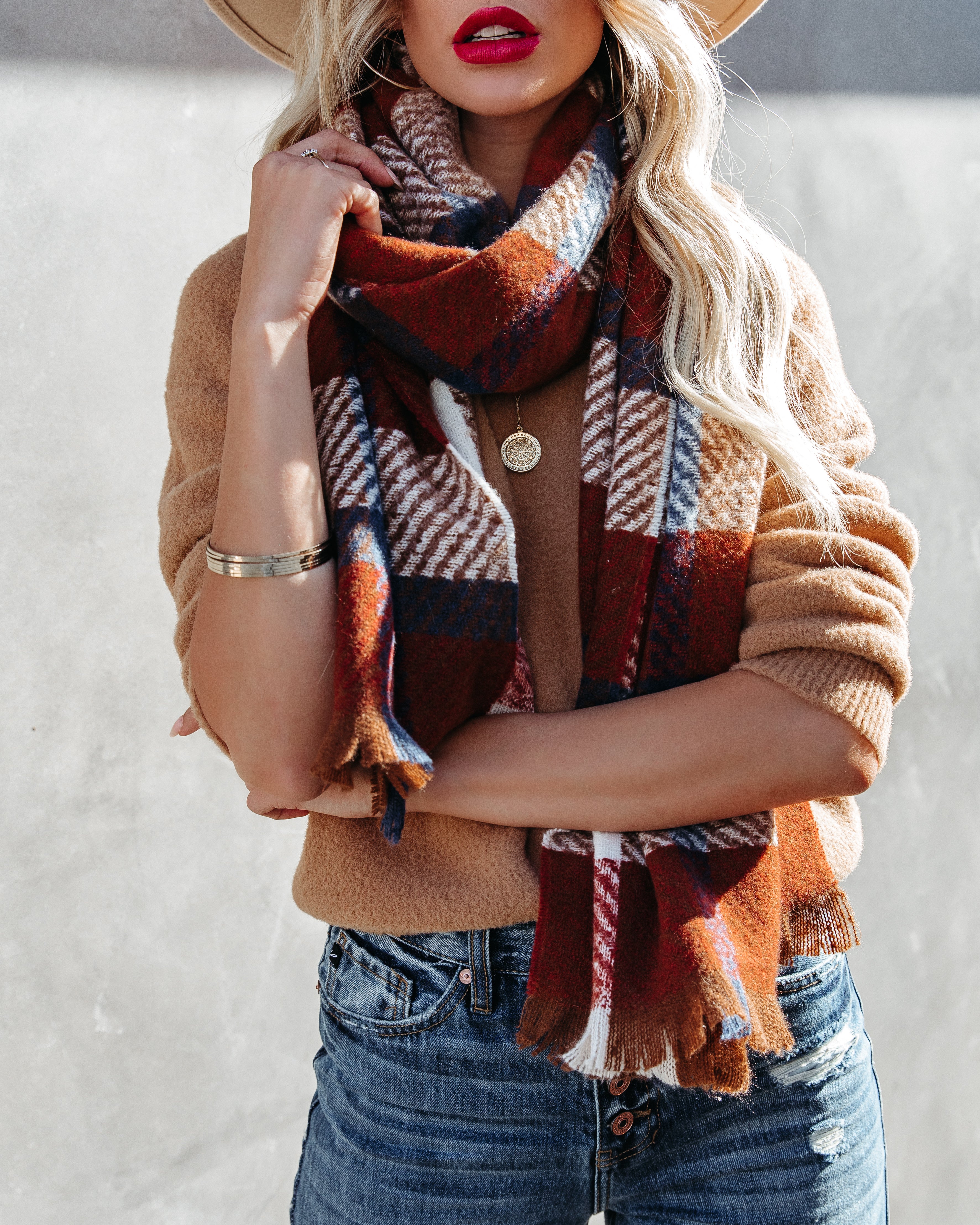 Colorful Season Plaid Scarf - Se7enfashion