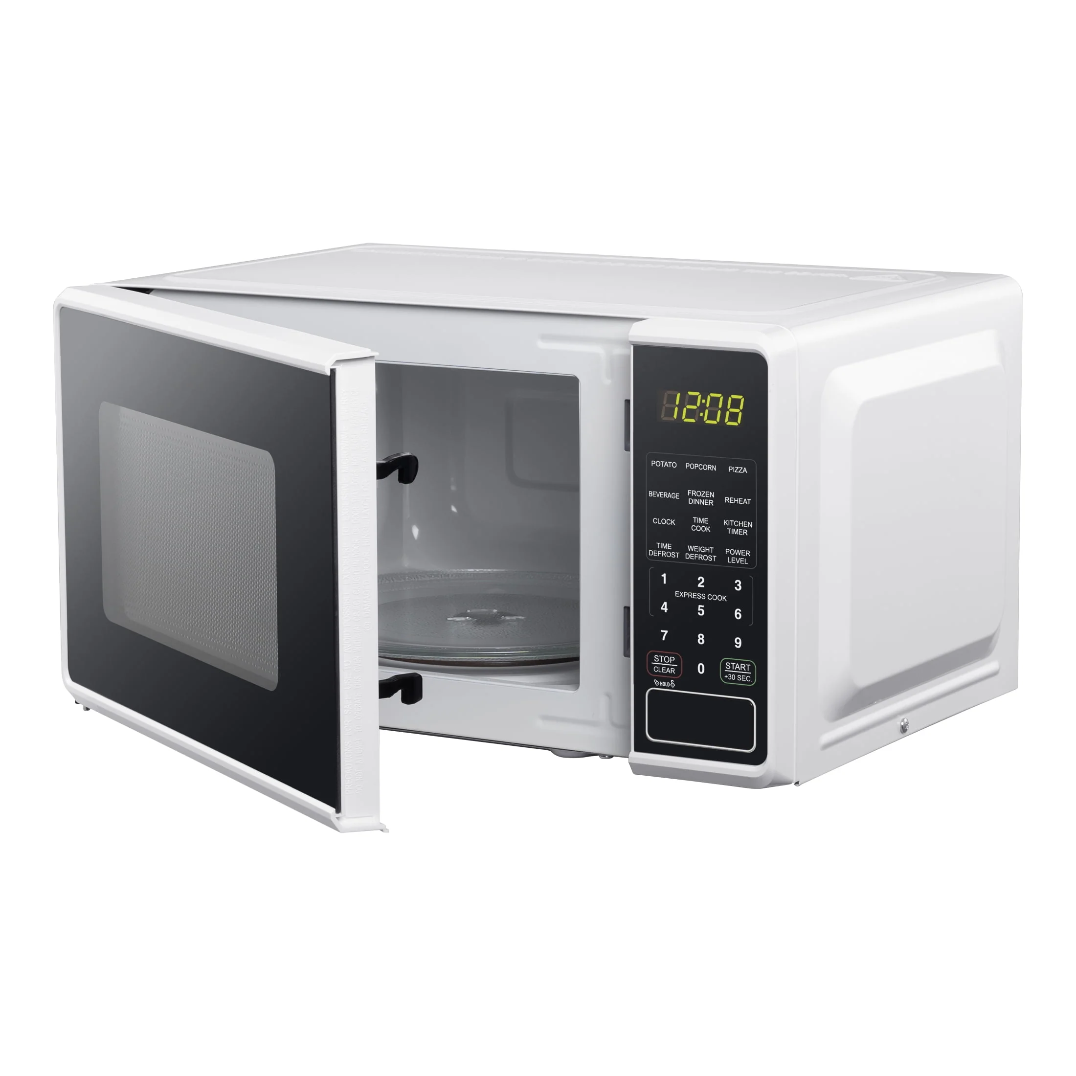 Mainstays 0.7 cu. ft. Countertop Microwave Oven, 700 Watts, White, New - Image 12