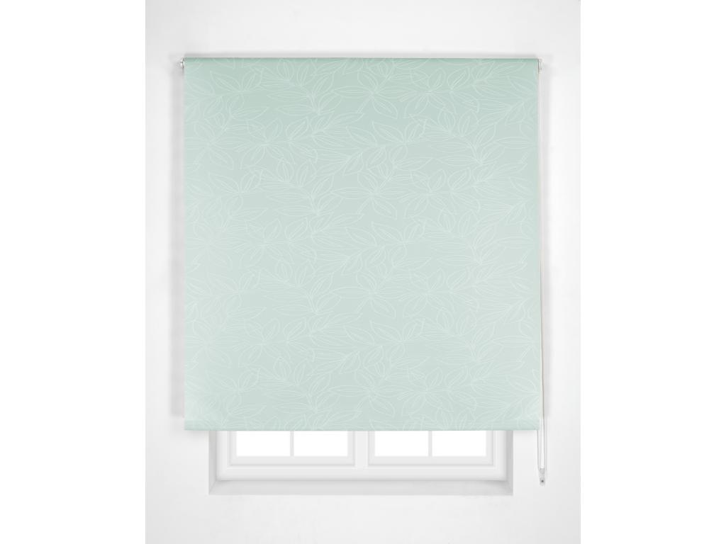 hogvips | Estor Enrollable Translúcido | 150 x 255 cm (Ancho por Alto) Tamaño de Tela 147 x 250 cm | Modelo SELENE Color Celeste