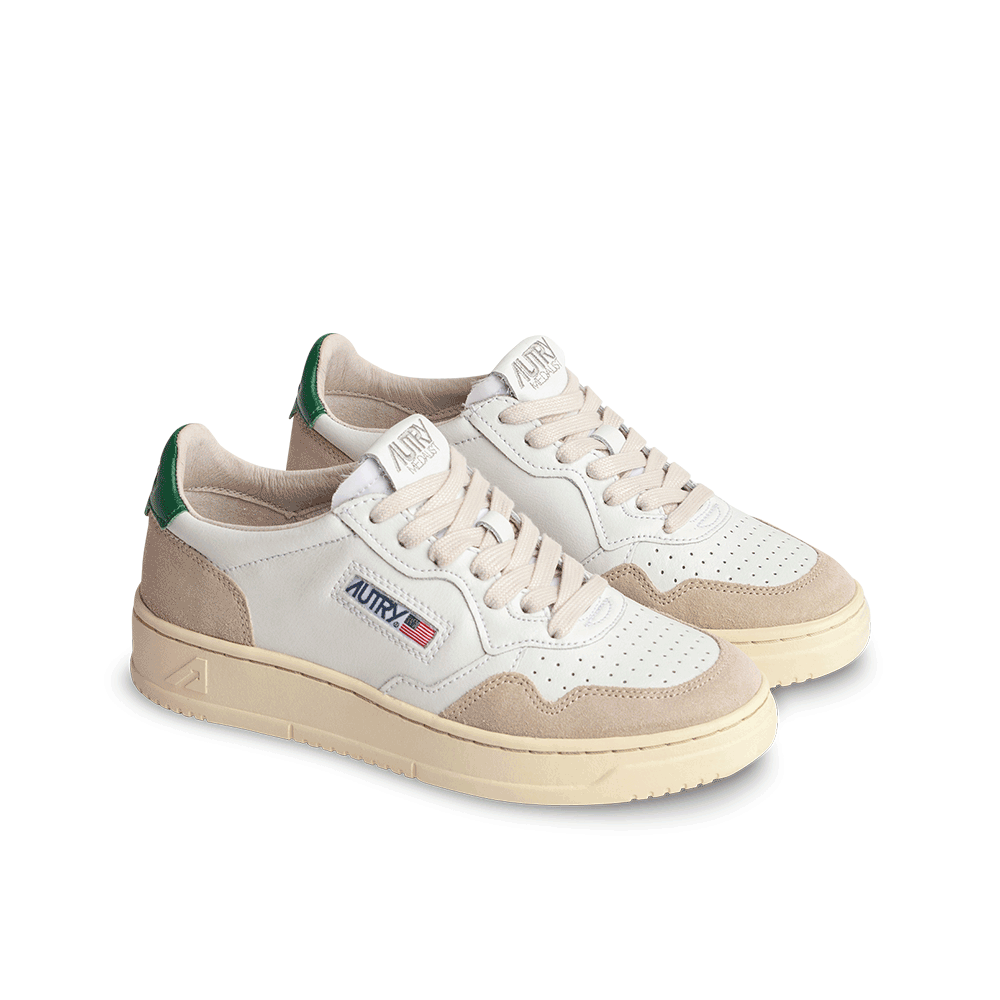 Autry - Baskets Medalist Low Suede - Vert