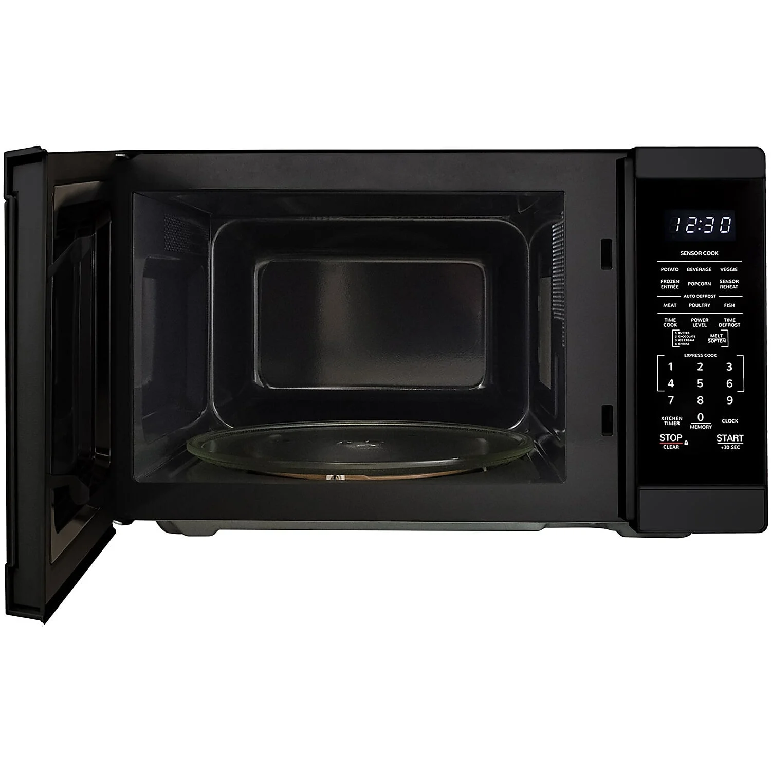 Sharp 1.4 cu ft Countertop Microwave Oven in Black - Image 4