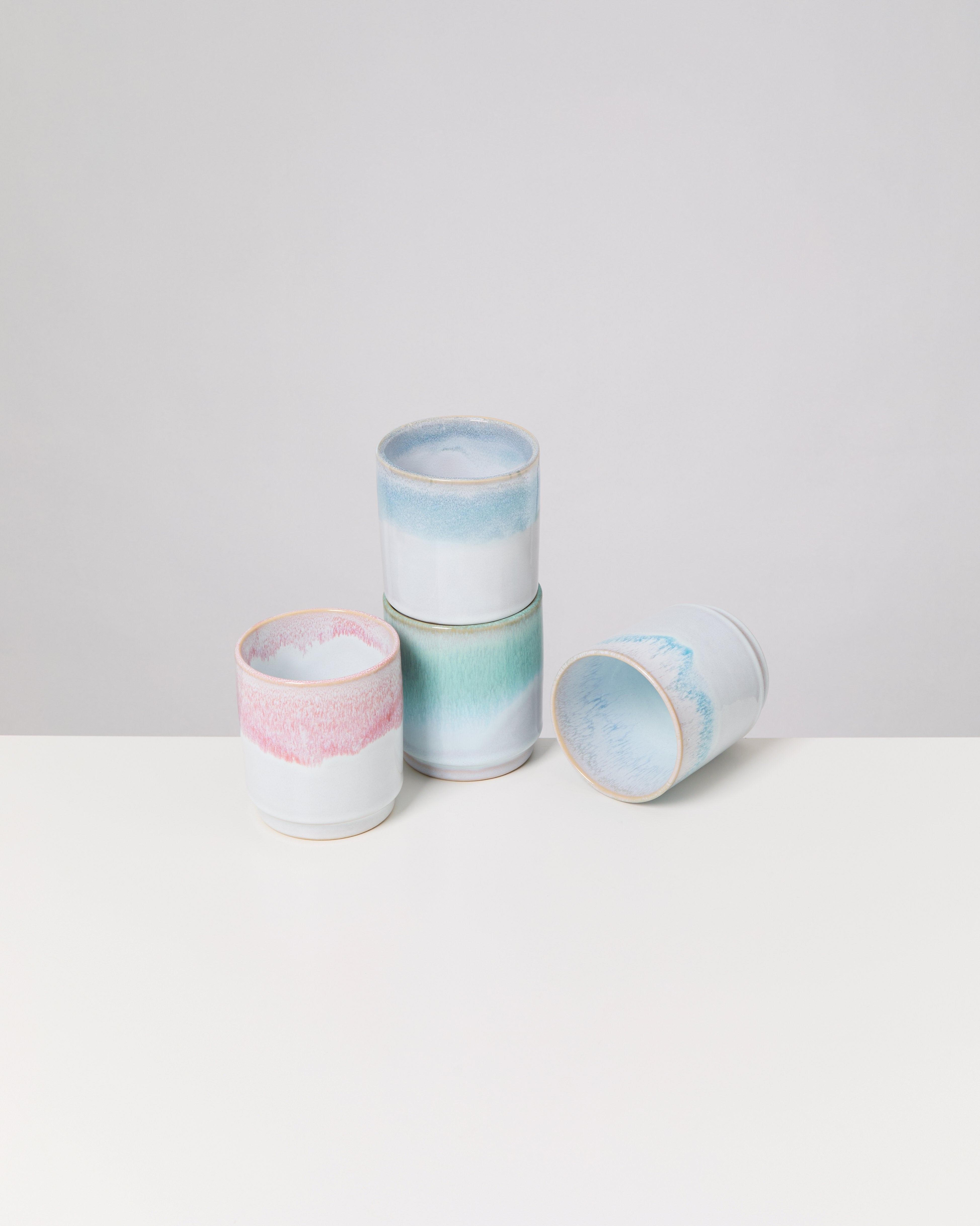 Cordoama Becher groß Soft Ombré mix 4er-Set