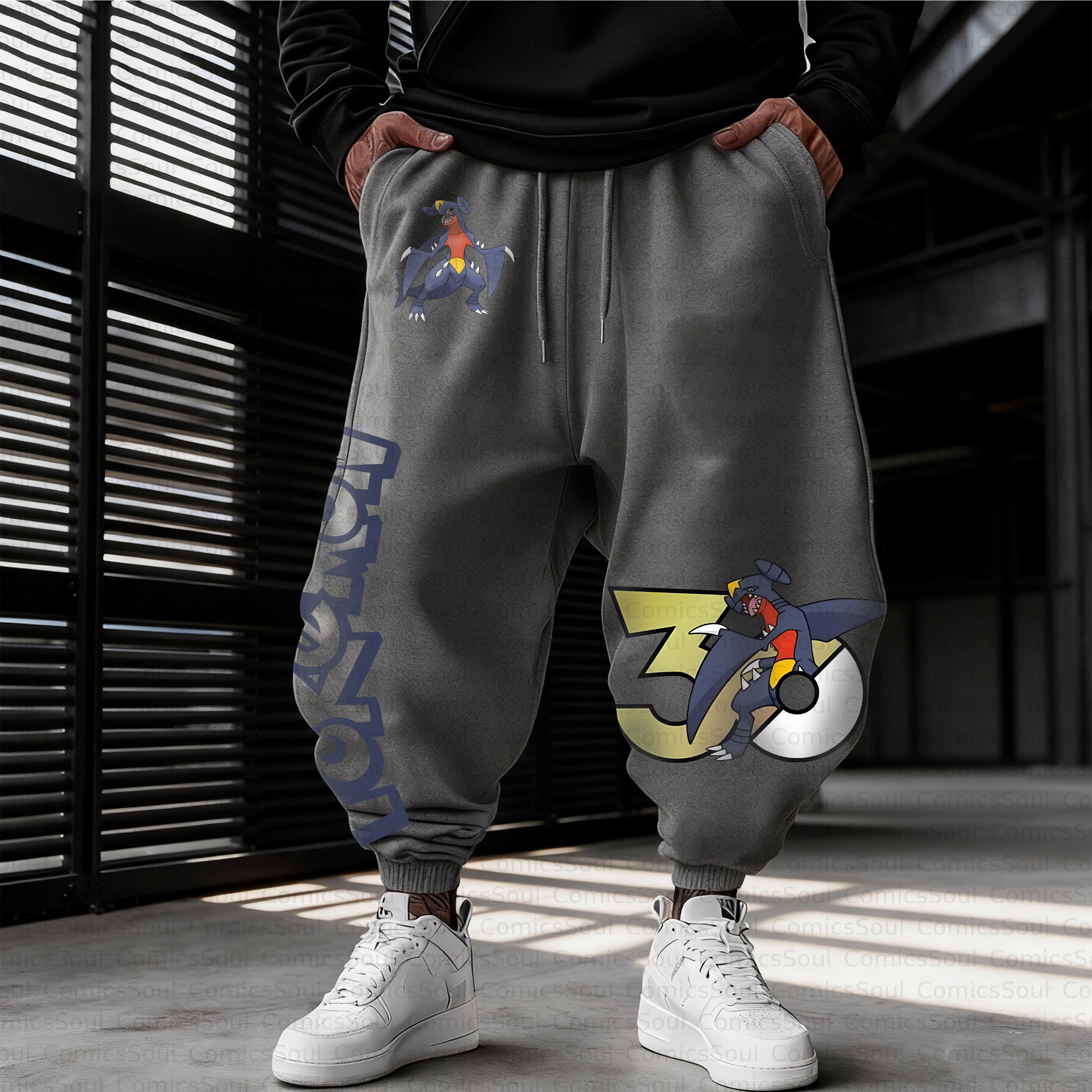 Unisex Casual Anime Streetwear Pant