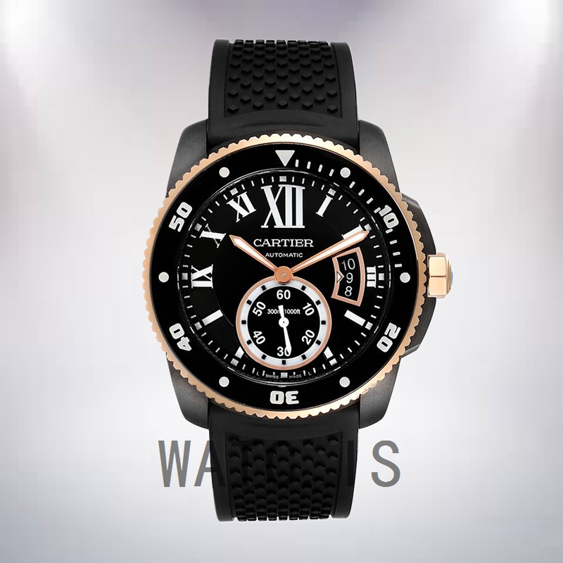 Cartier Calibre Men's W2CA0004 42mm Automatic Rubber Band