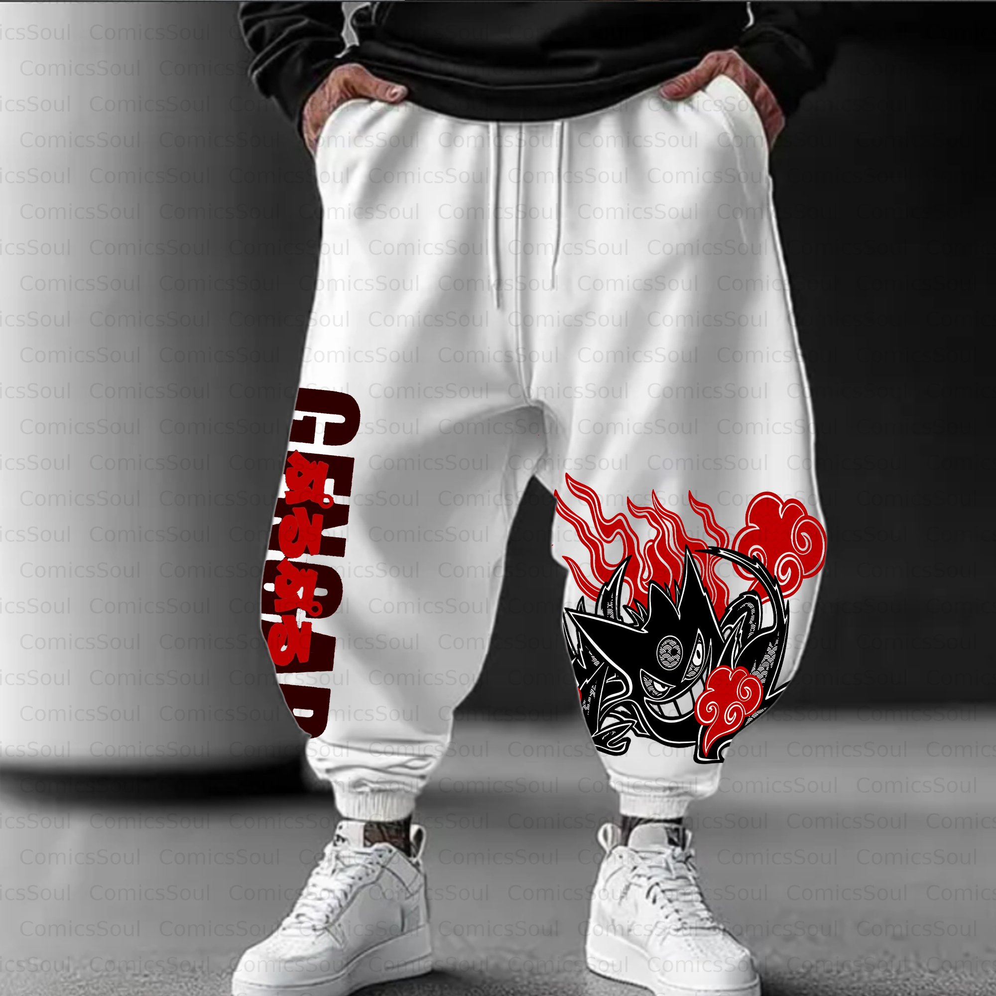 Unisex Casual Anime Streetwear Pant