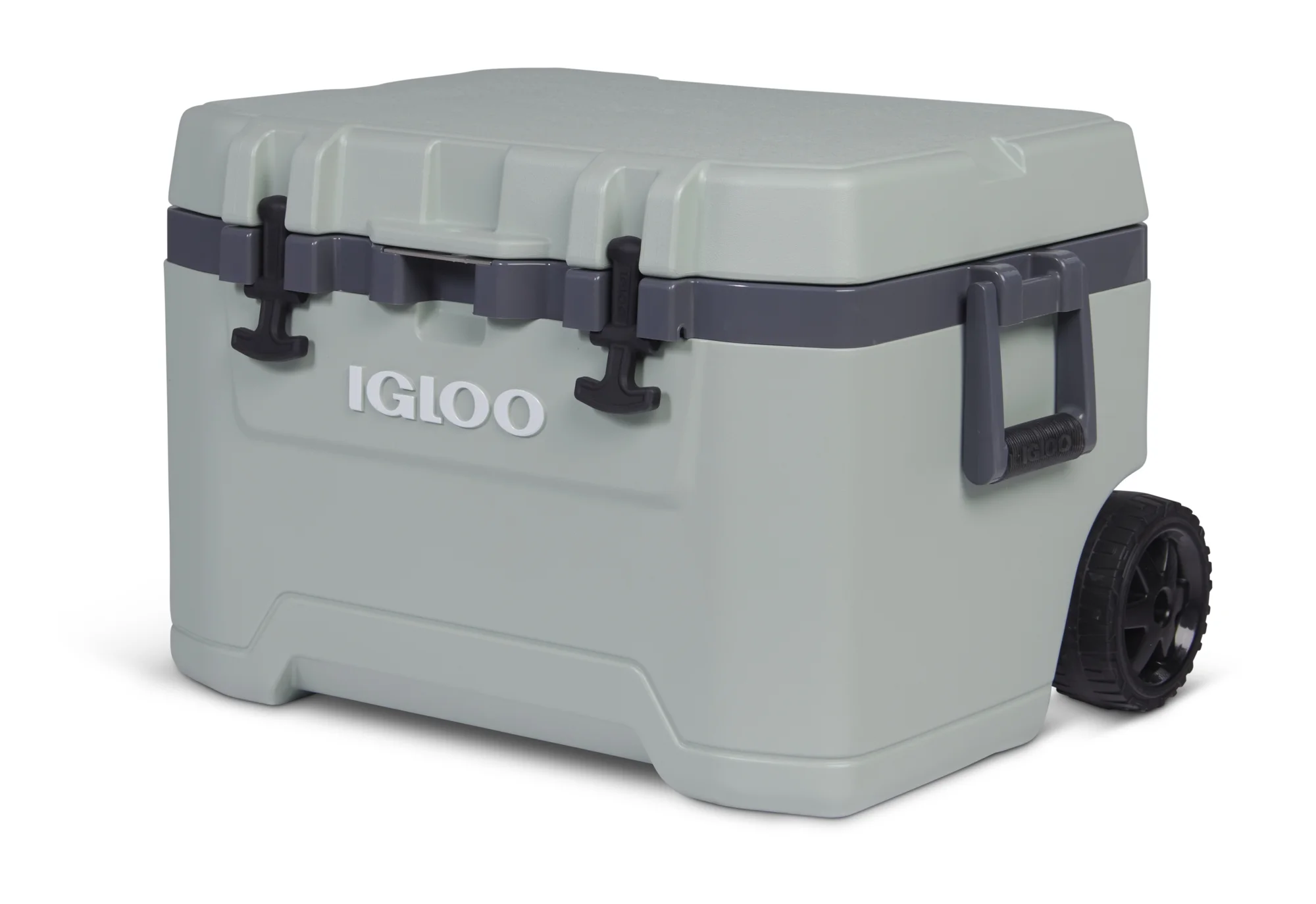 Igloo 52 QT Overland Ice Chest Cooler with Wheels, Gray - Image 24