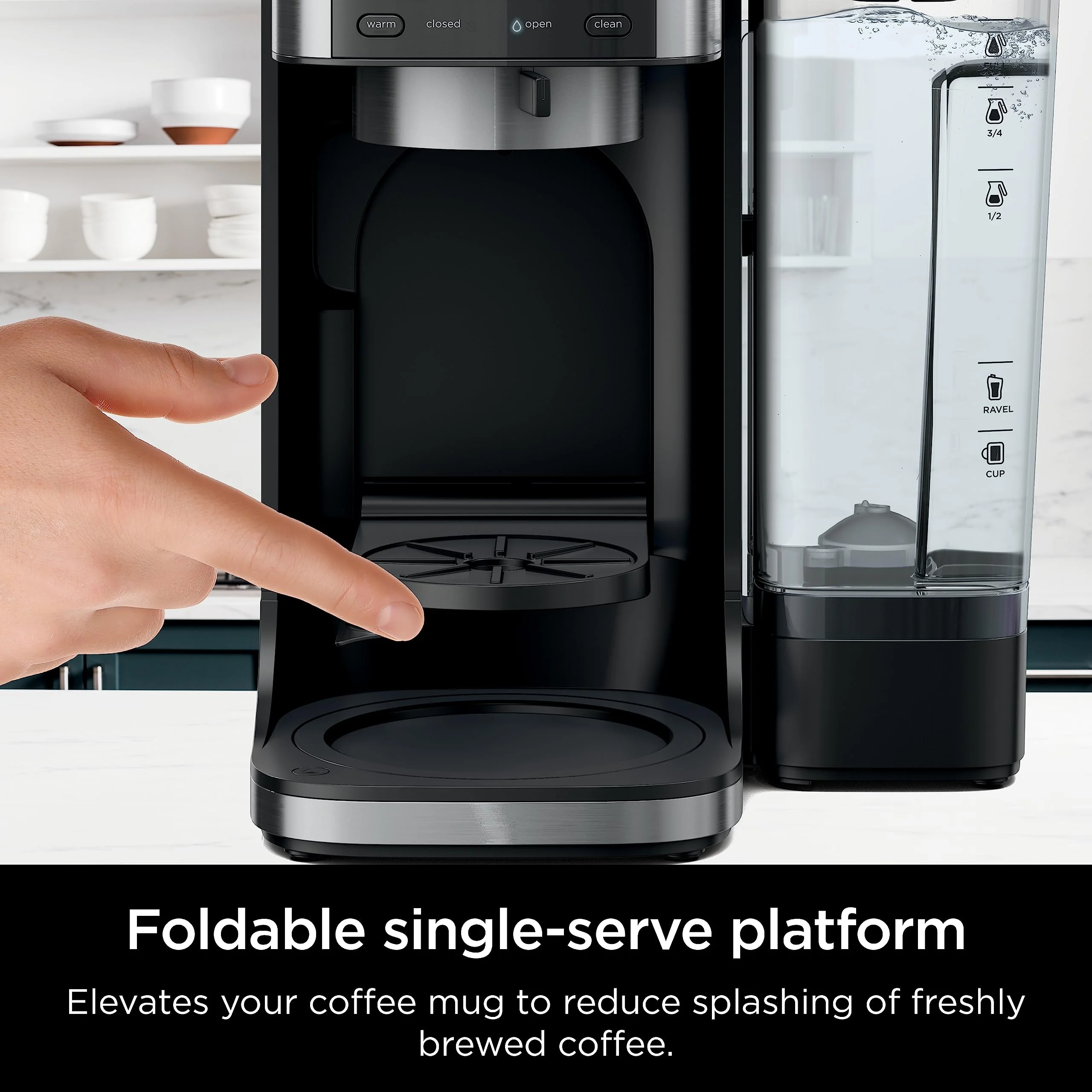 Ninja Drip Coffee Maker With K Cup Combo, DualBrew Pro Specialty Coffee System, Coffee Machine Compatible with K-Cup Pods, 12 Cup Single Serve Coffee Makers with Paper Filter, CFP301 Frother? F - Image 23