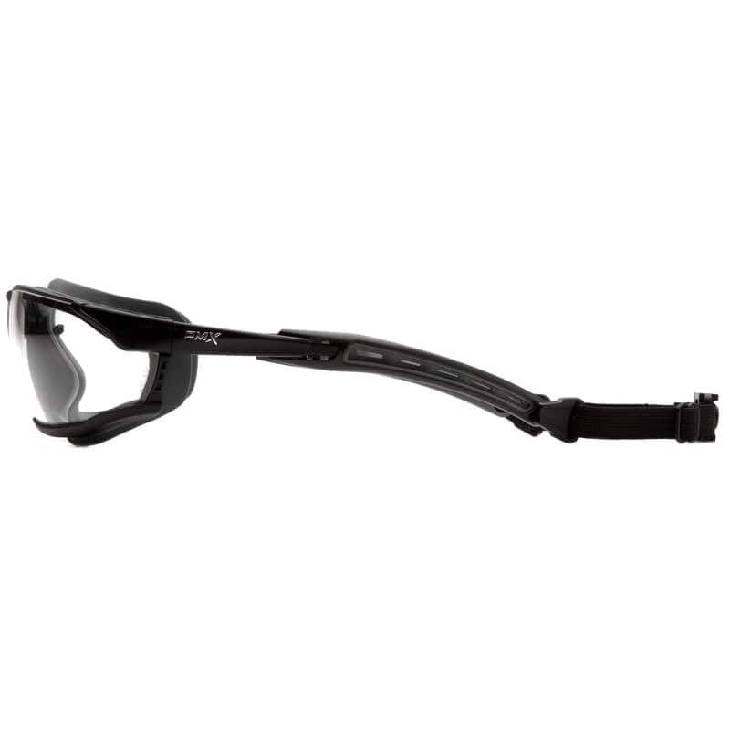 Pyramex Isotope Safety Glasses/Goggles Black Frame Clear H2MAX Anti-Fog Lenses - KTF Painting Interior Exterior