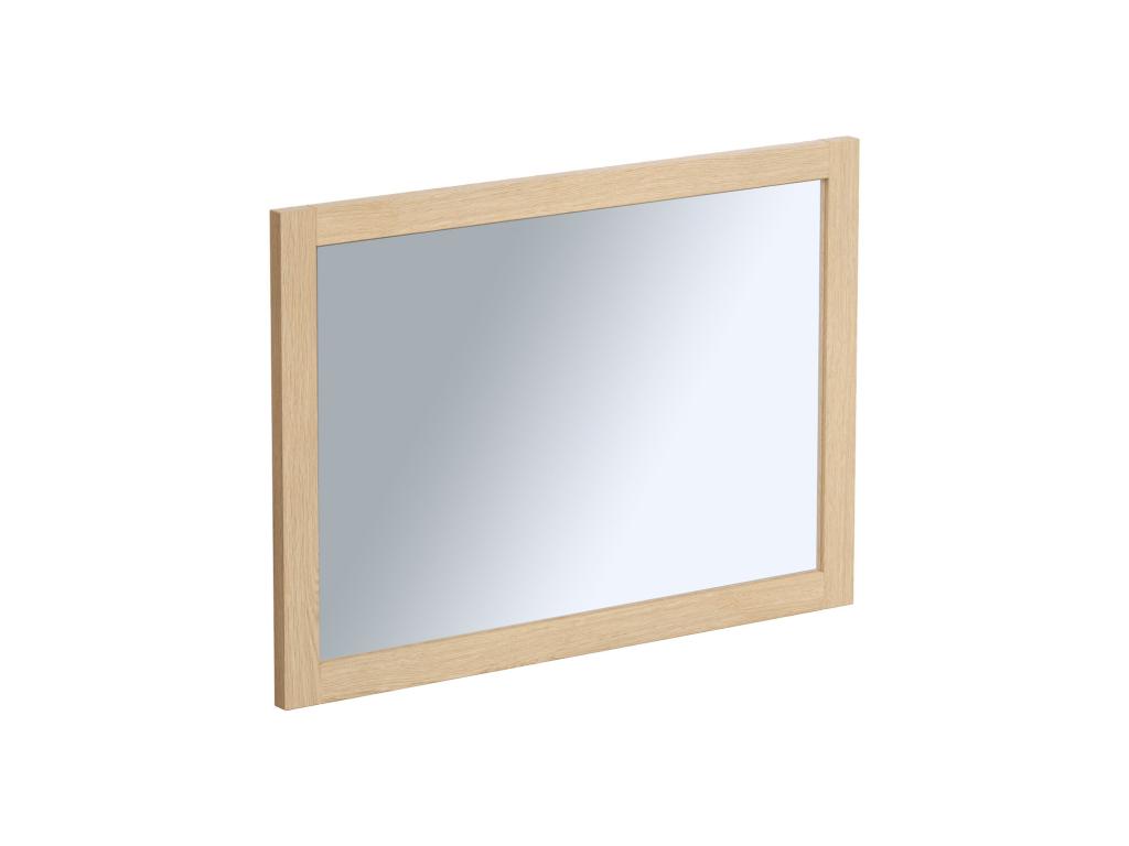 Espejo rectangular con contorno chapado roble - l50 x Alt. 70 cm - TIMEA