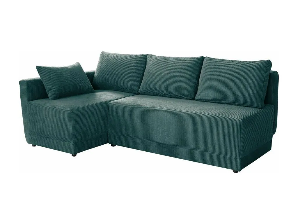 Sofá rinconero Habitarluz 149 Turquesa Función de descanso Caja de ropa de cama 210cm OXQQ75010
