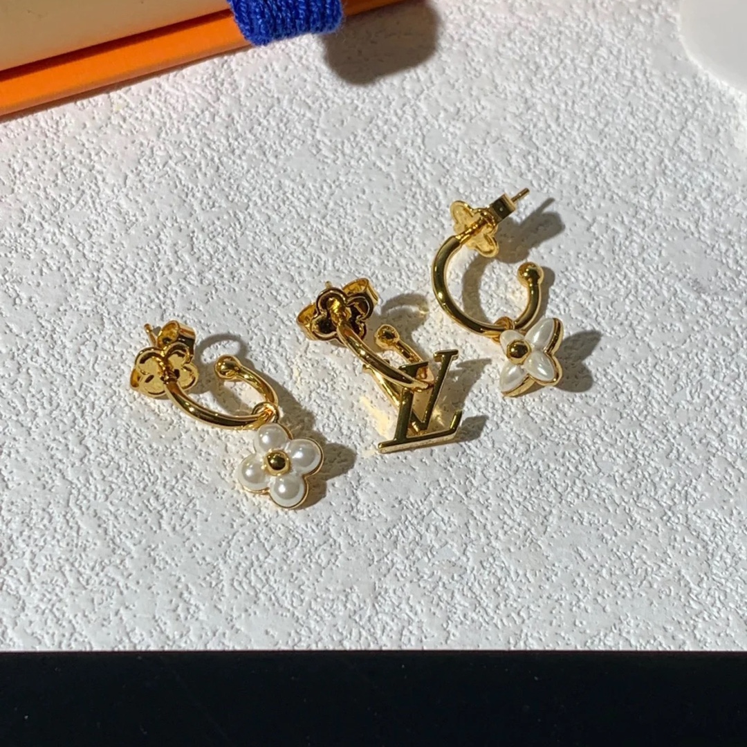 Louis Vuitton Blossom Dangle Earrings - 3 Pieces - Original Replica Club