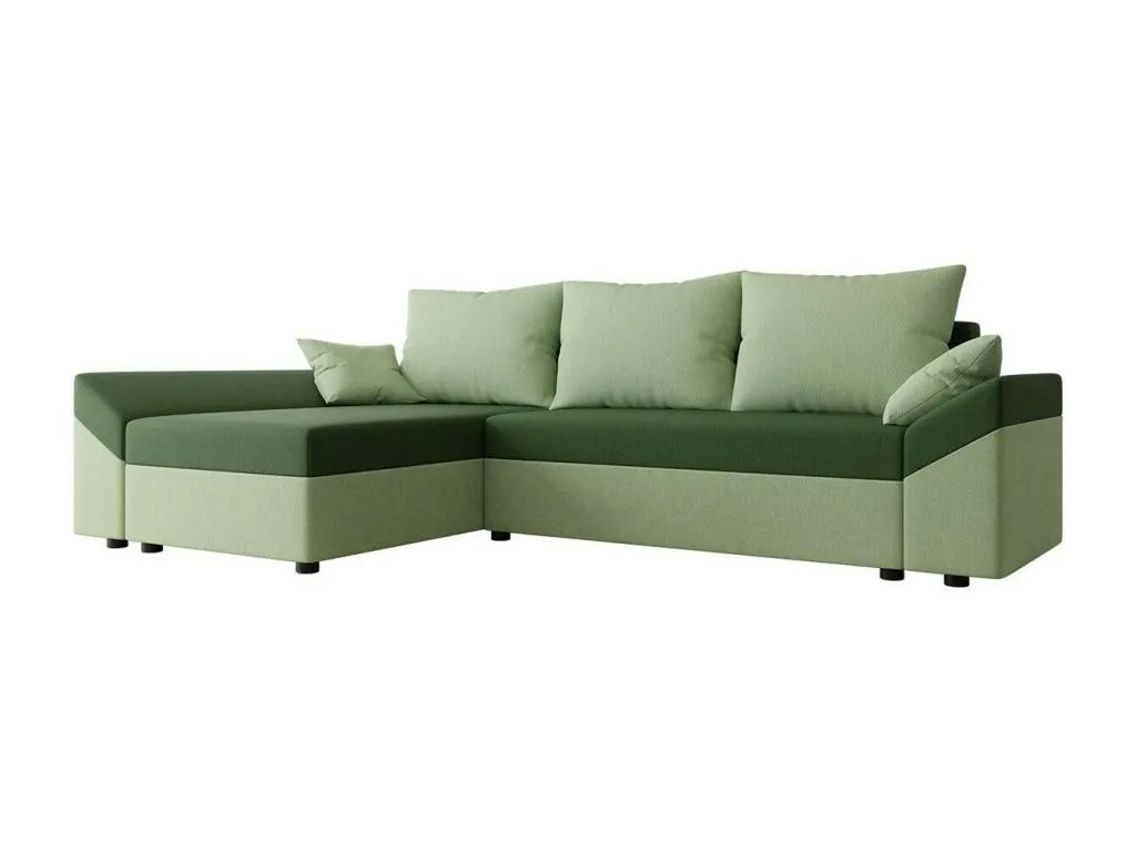 Sofá rinconero Sancaldeco 104 Verde Función de descanso Caja de ropa de cama 240x140cm EGQY29637