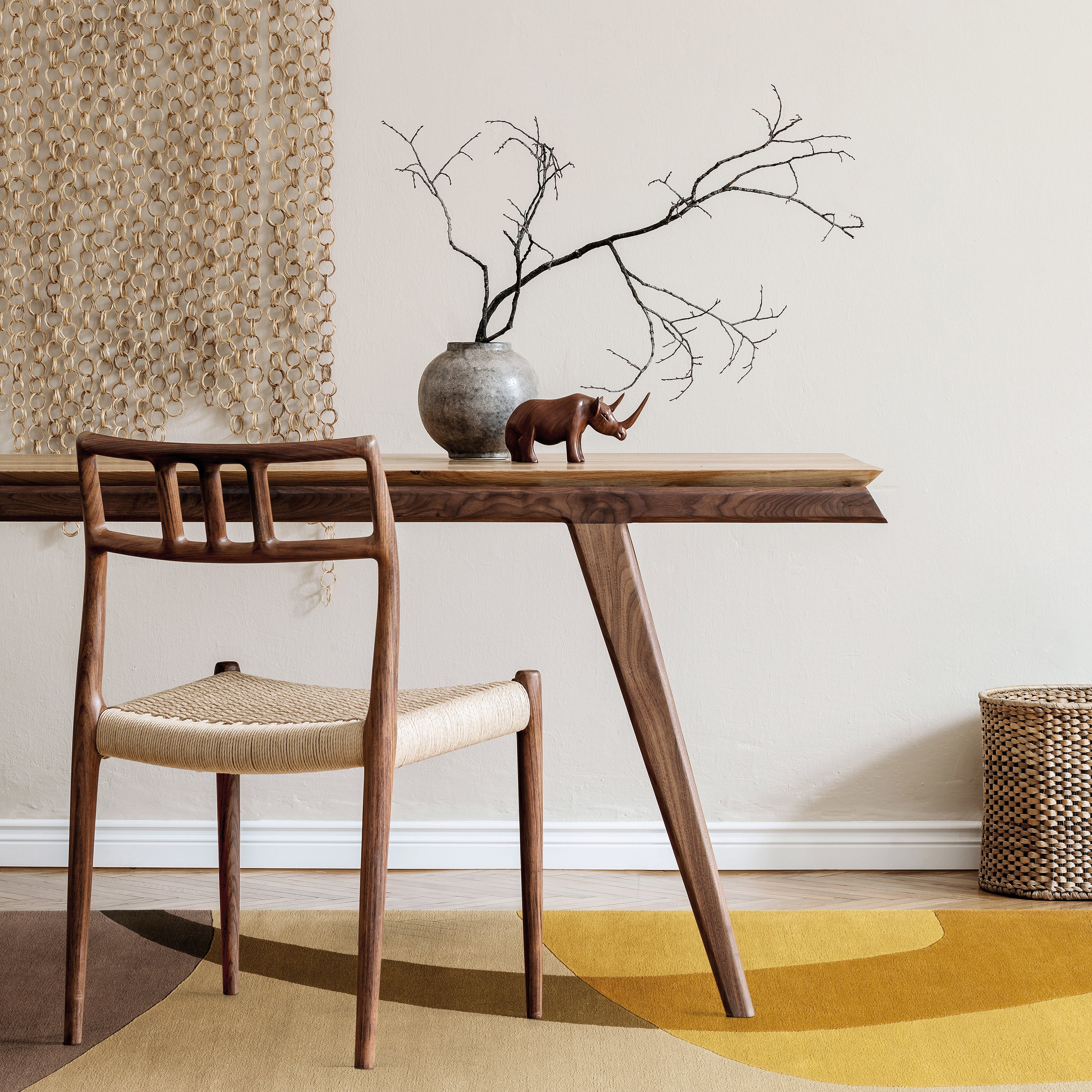 Acsento Corte Vloerkleed 200 x 290 cm - Yellow