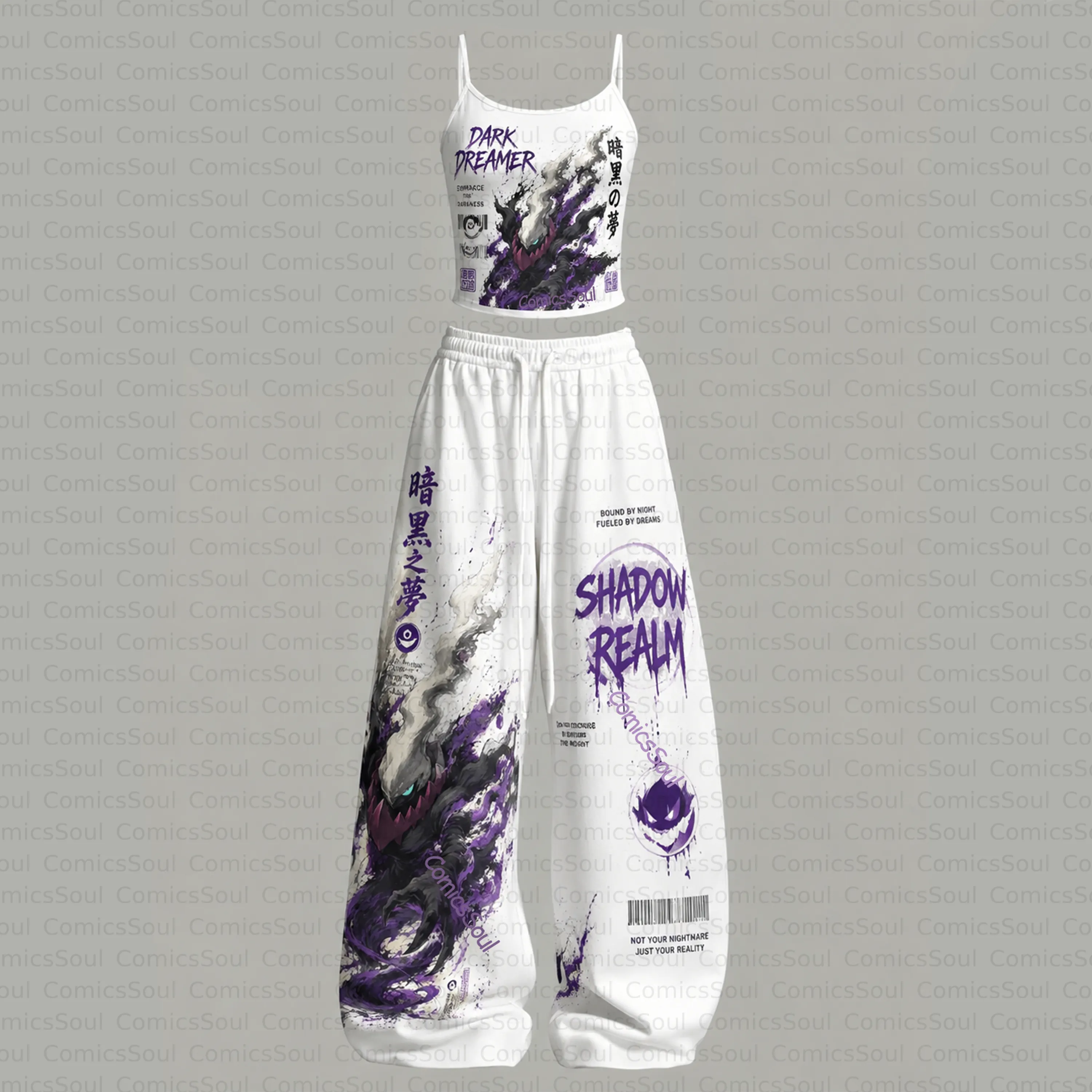 Pokémon Top & Elasticated Trousers Two-Piece Set TeeThreads Sustain the Scene with Custom Apparel