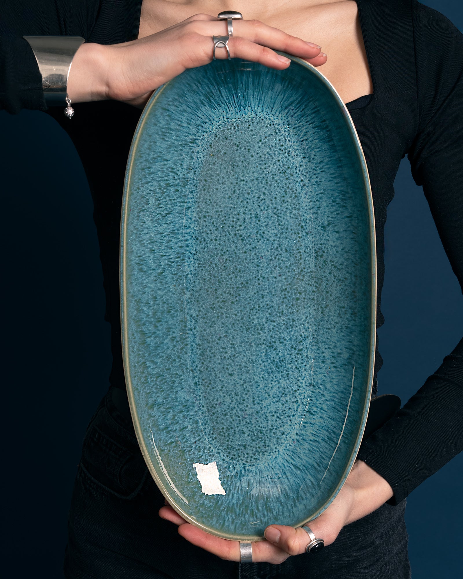 Areia Servierplatte XL aqua
