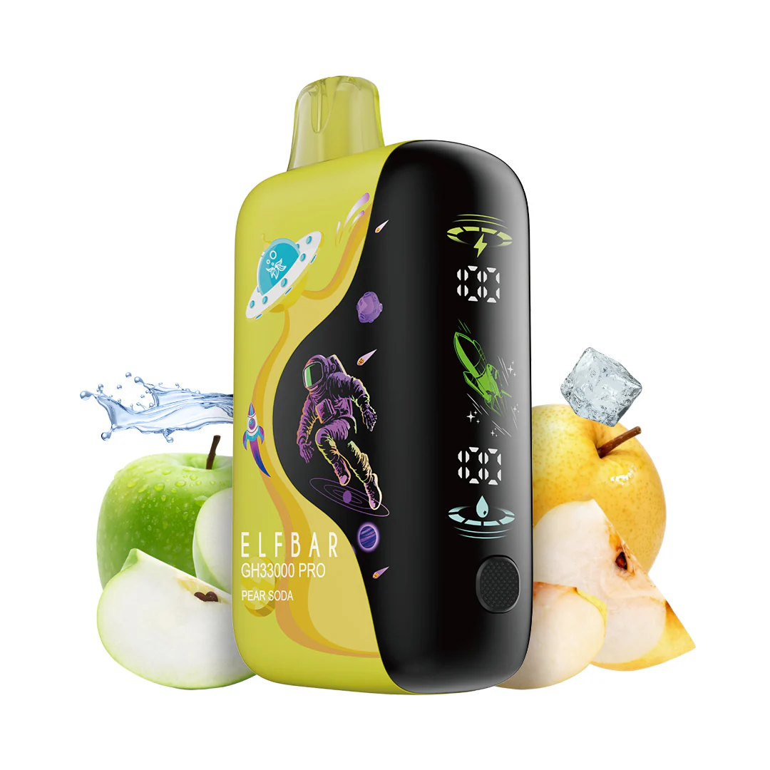 ELFBAR GH33000 PRO cigarette électronique jetable rechargeable (toutes les saveurs)