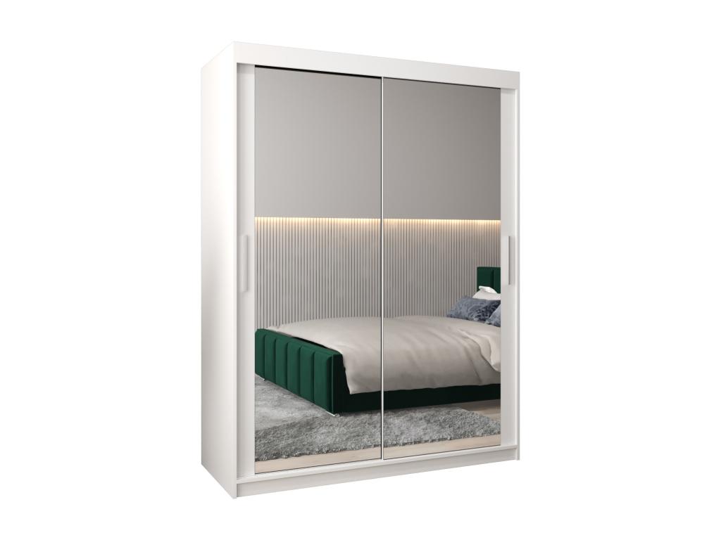 Armario Tokyo 3 de puertas correderas 200/150/62 2 puertas (blanco/blanco)