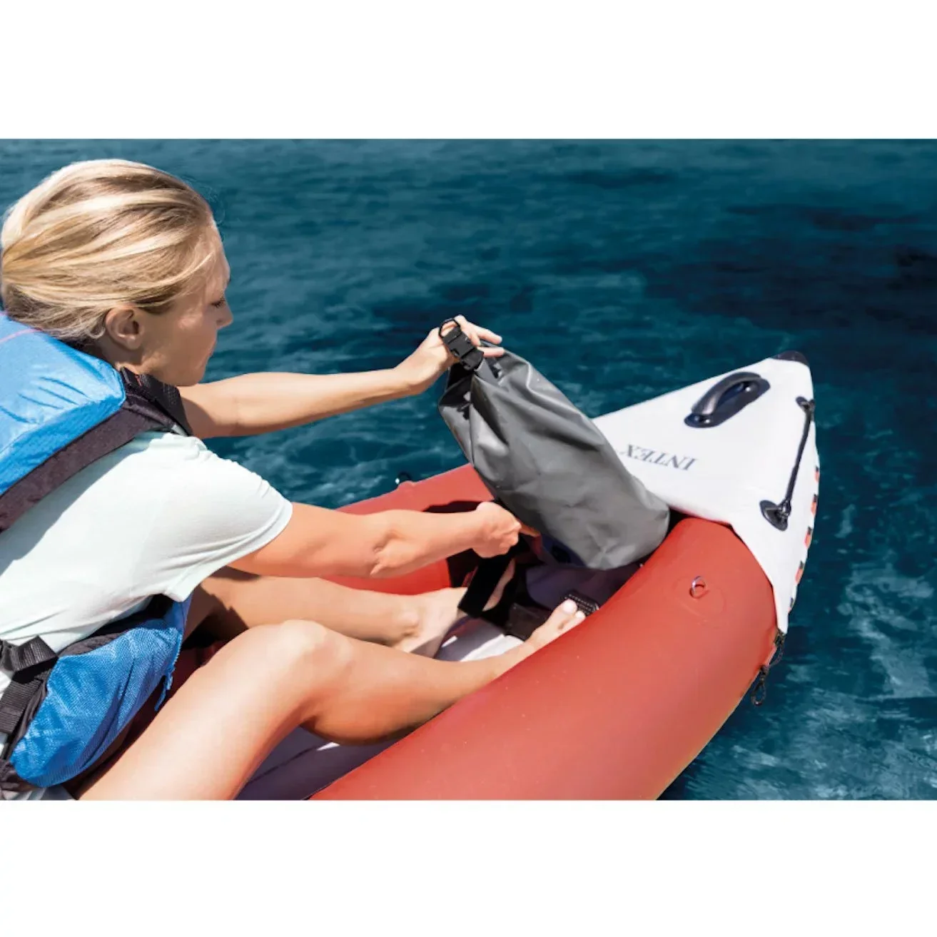 Intex Excursion Pro And Explorer K2 2-Person Inflatable Kayak Bundle With Oars And Pump - Image 6 Intex Excursion Pro And Explorer K2 2-Person Inflatable Kayak Bundle With Oars And Pump - Image 6